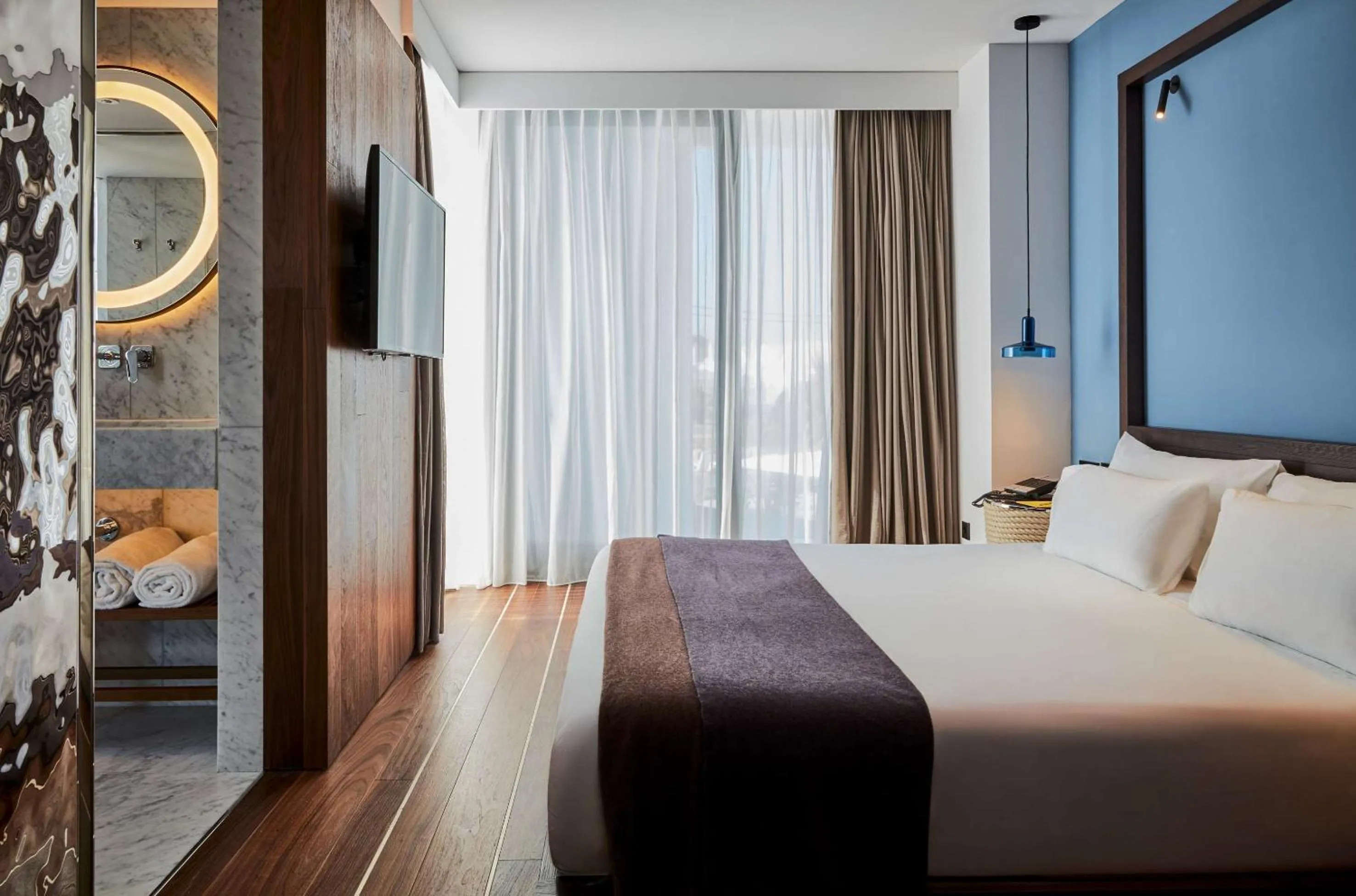 Bedroom, Bed in Sir Joan Hotel, part of Sircle Collection