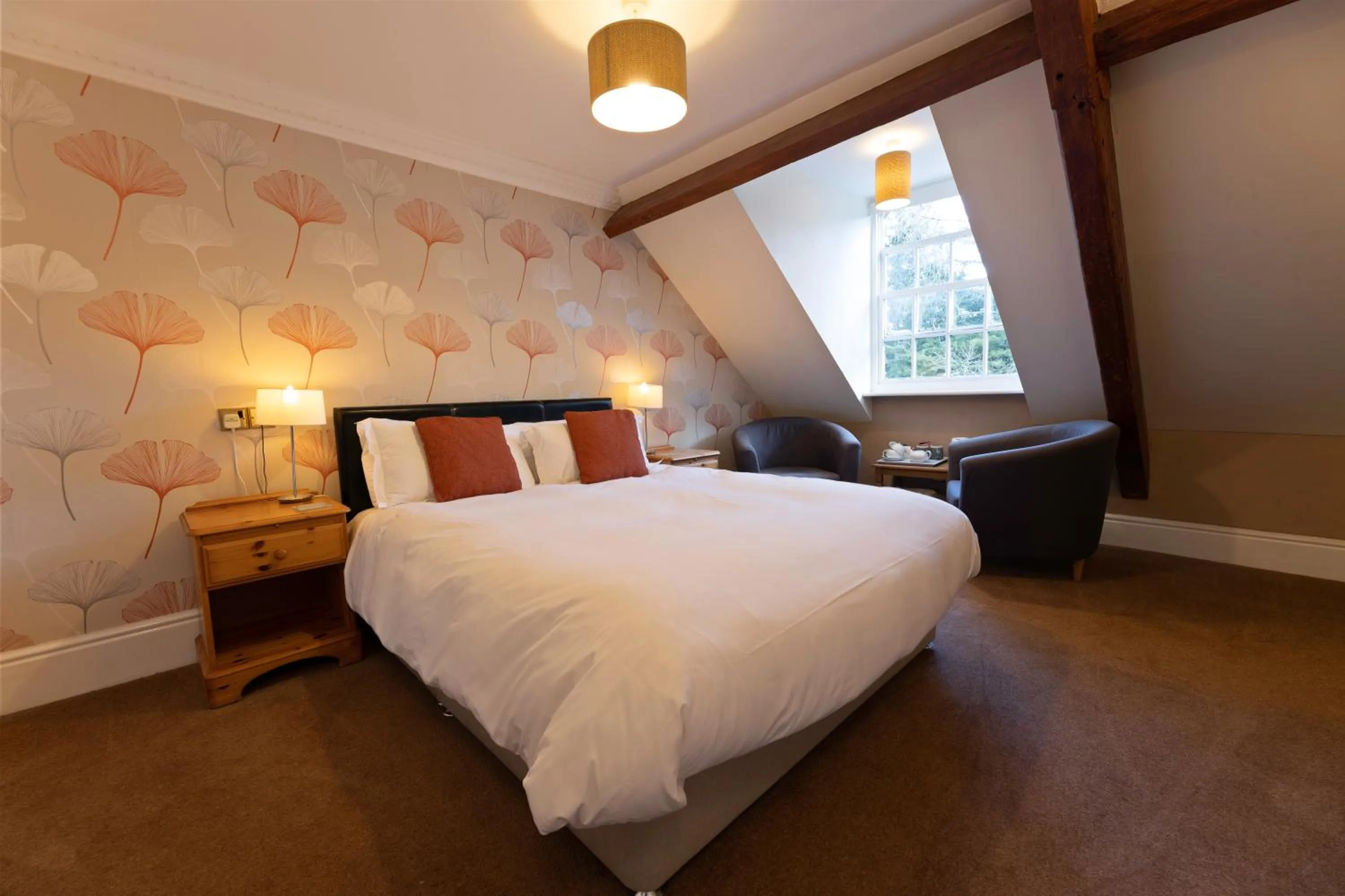 Bed in Woodlands Lodge Hotel