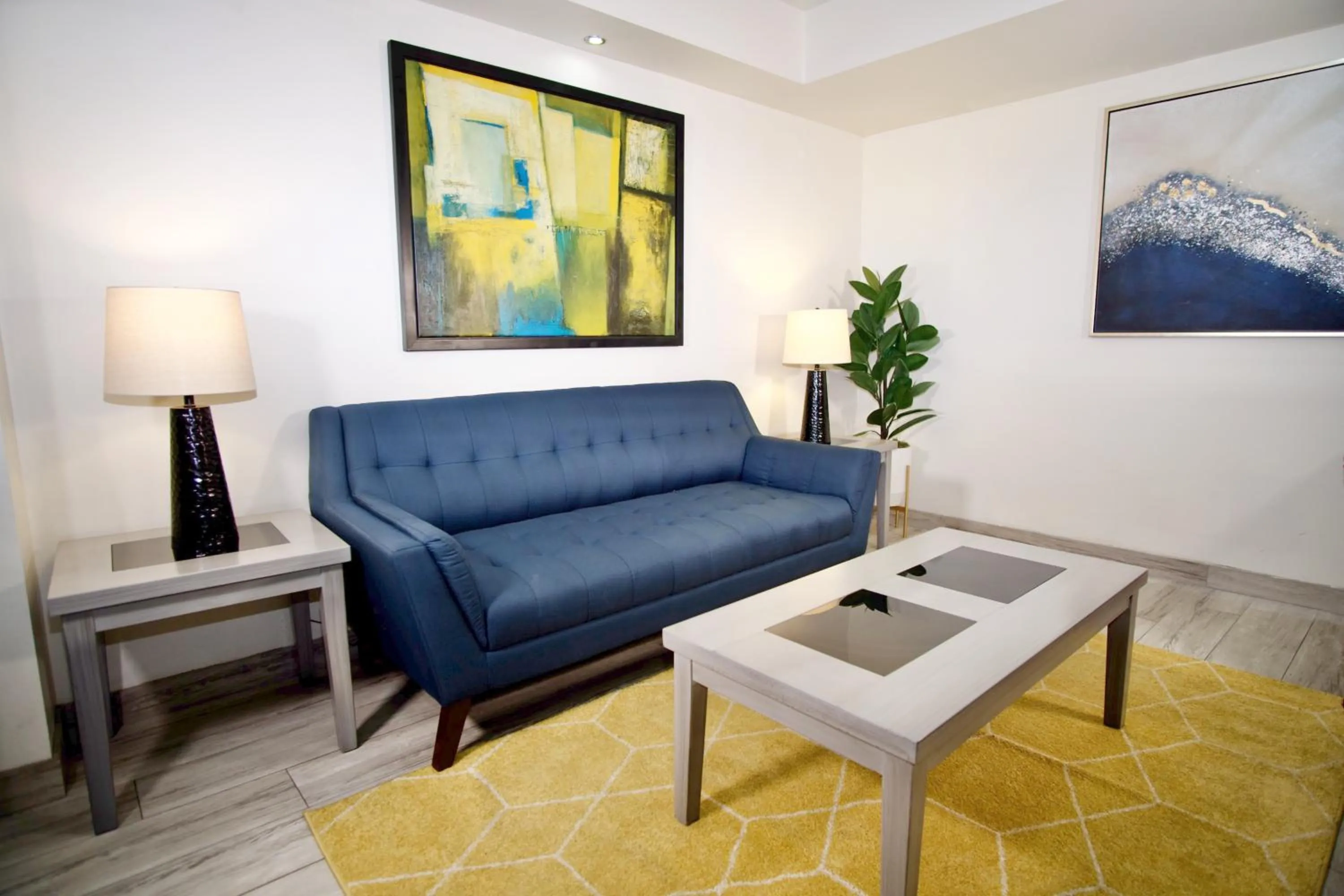 Living room in Rio Suites