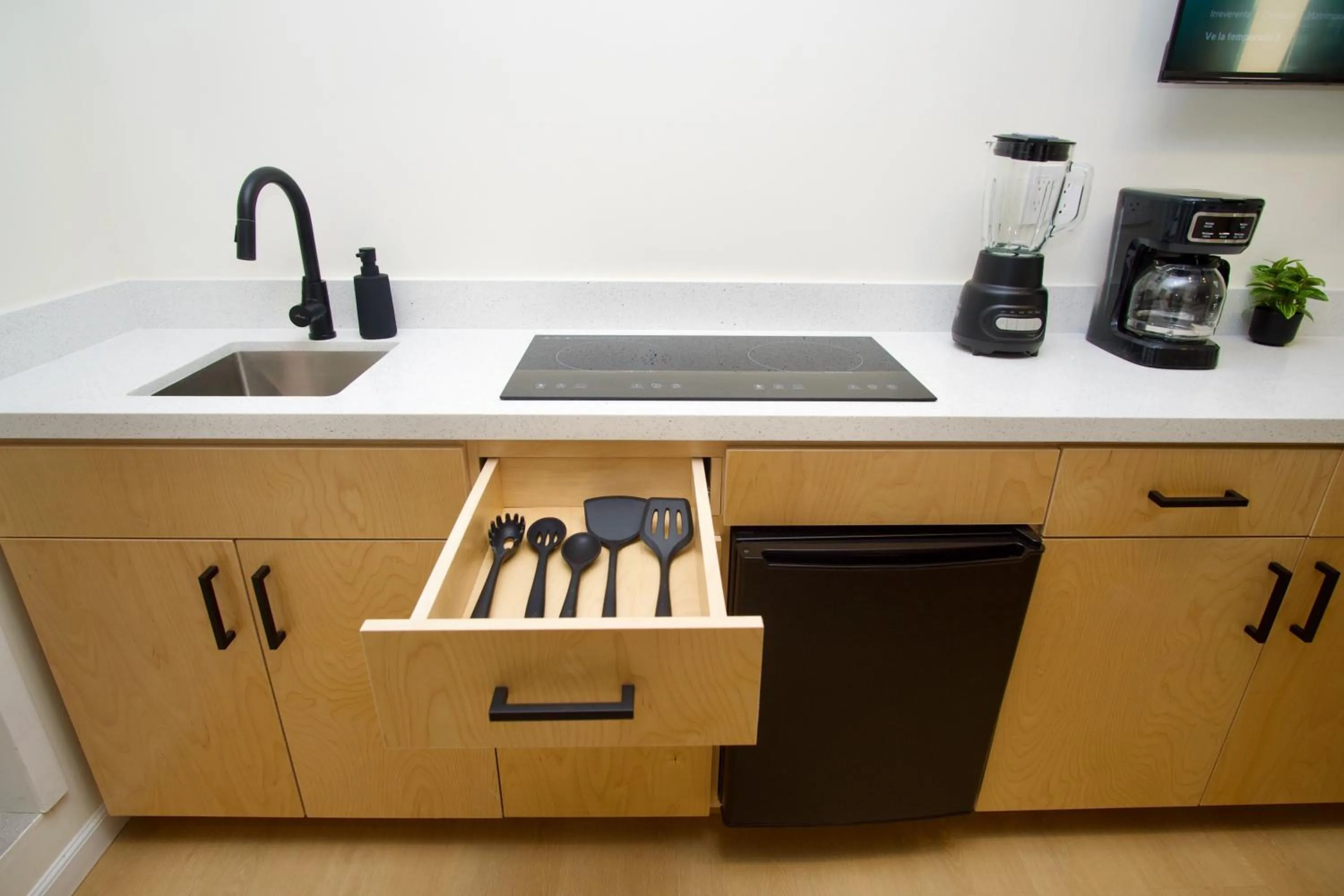 kitchen in Rio Suites