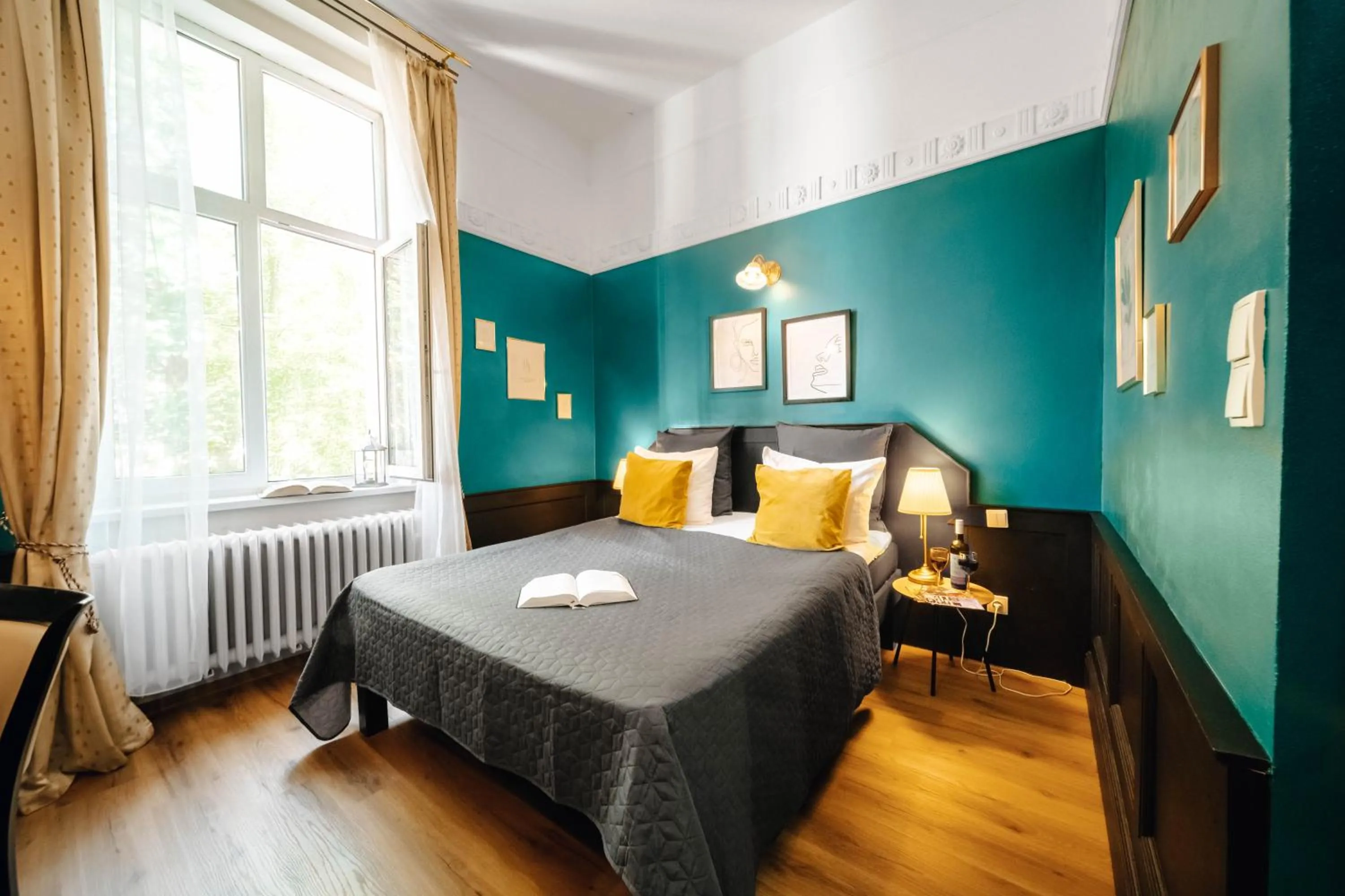 Bed in Hotel Praga 1885 by Wagnerstays