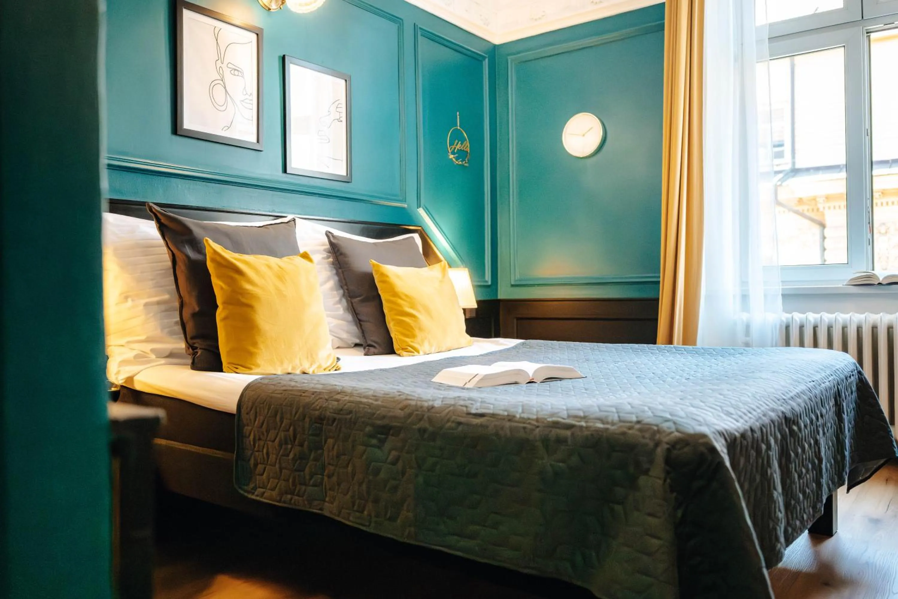 Bed in Hotel Praga 1885 by Wagnerstays