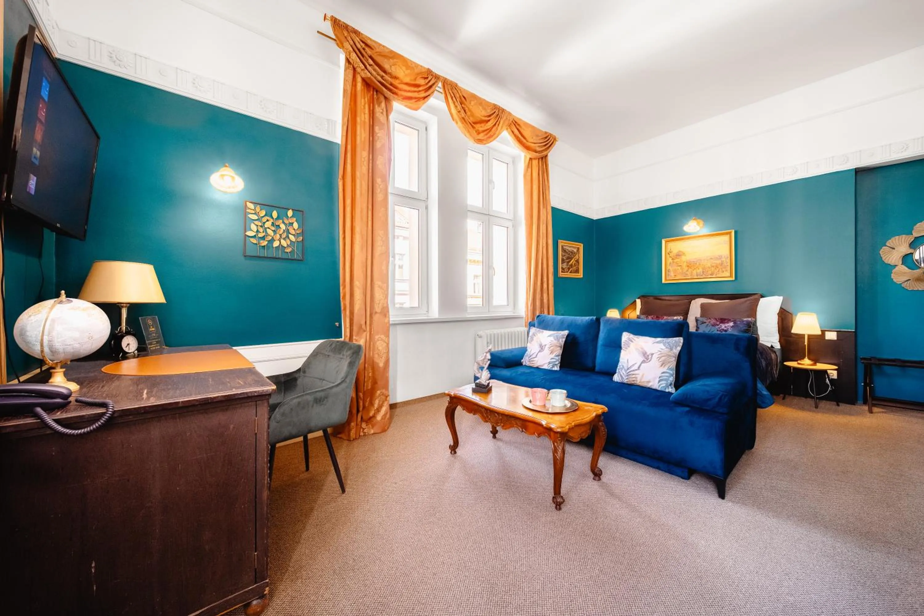 Bed in Hotel Praga 1885 by Wagnerstays