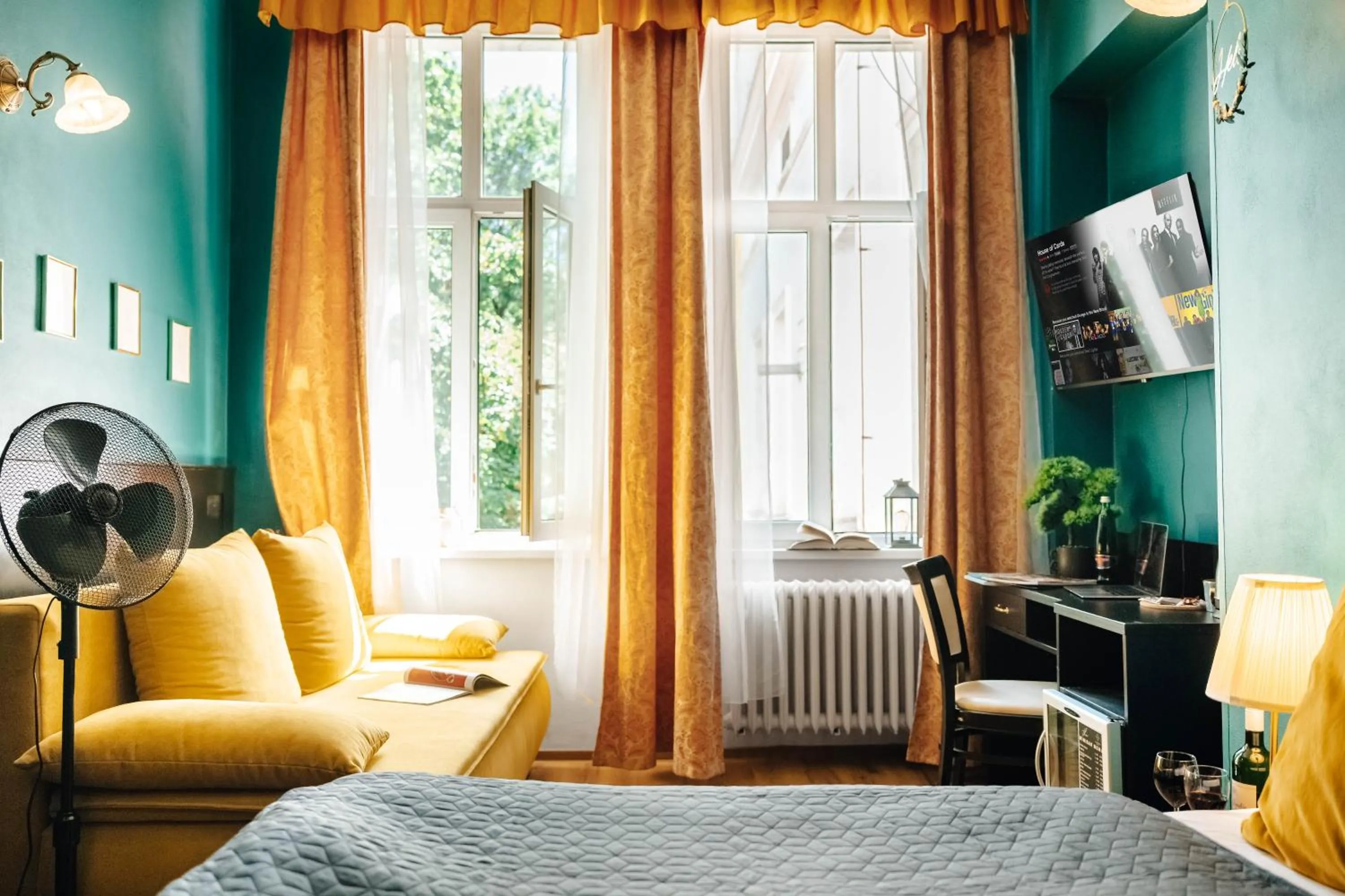 Bed in Hotel Praga 1885 by Wagnerstays