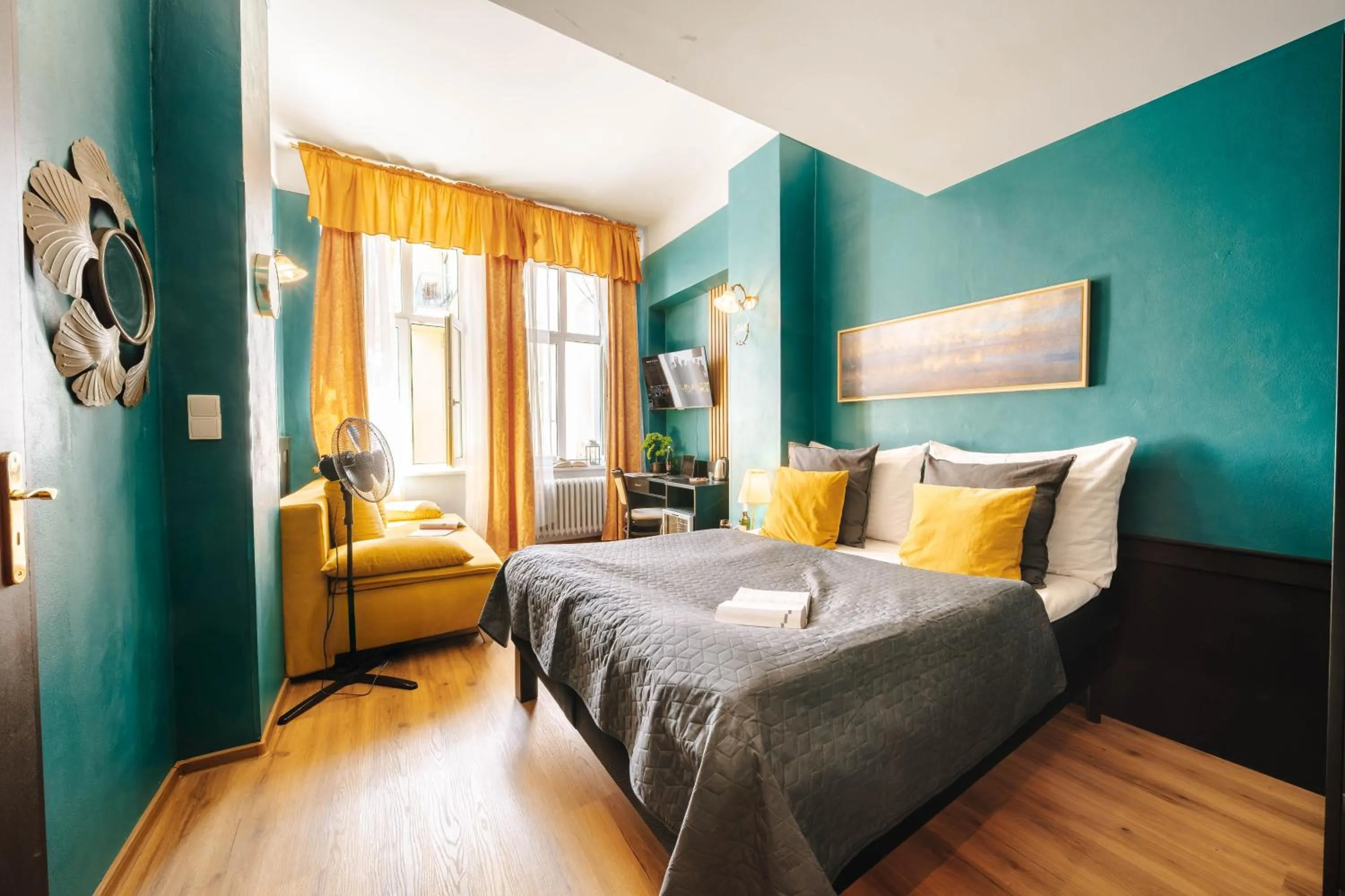 Bed in Hotel Praga 1885 by Wagnerstays