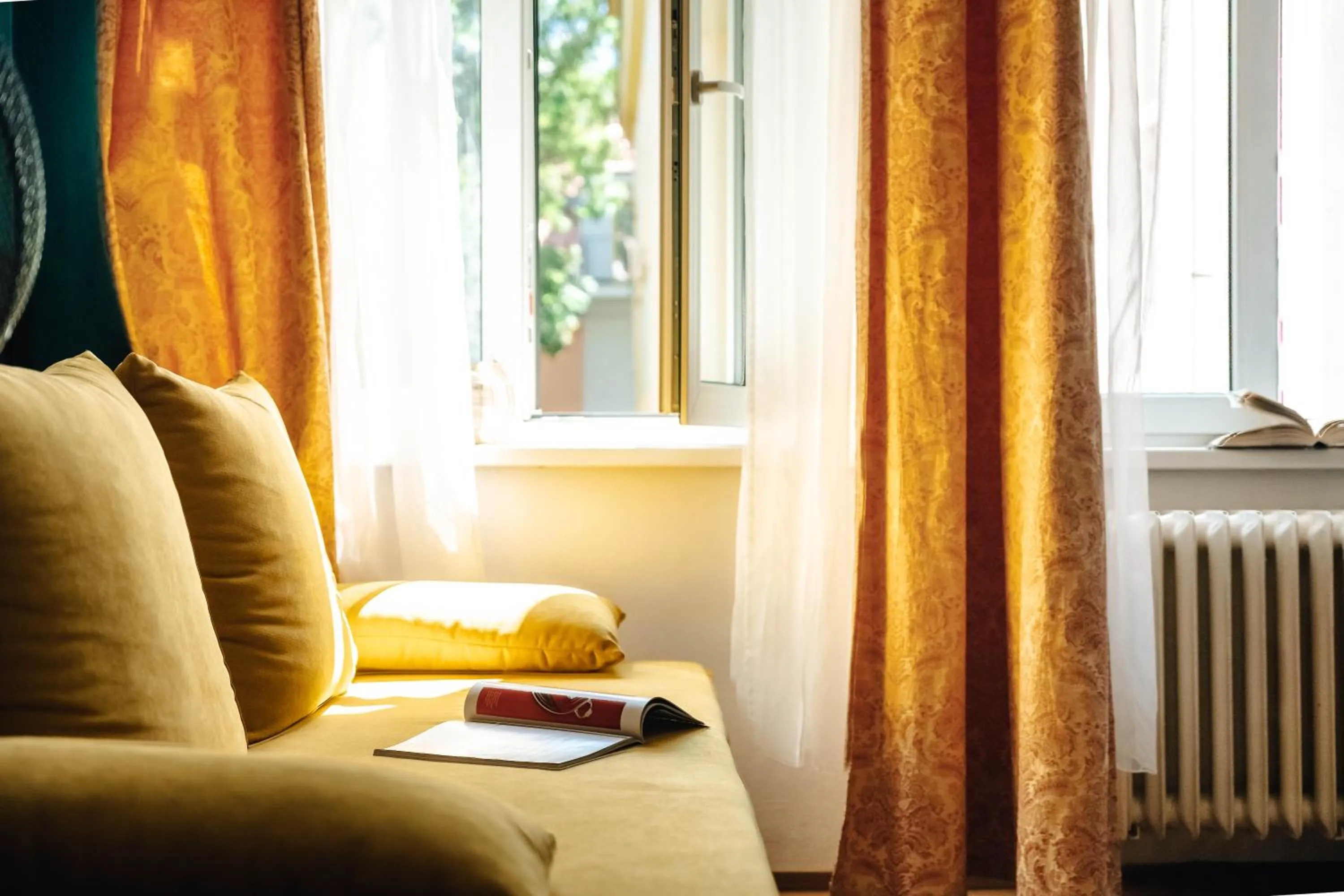 Seating area in Hotel Praga 1885 by Wagnerstays