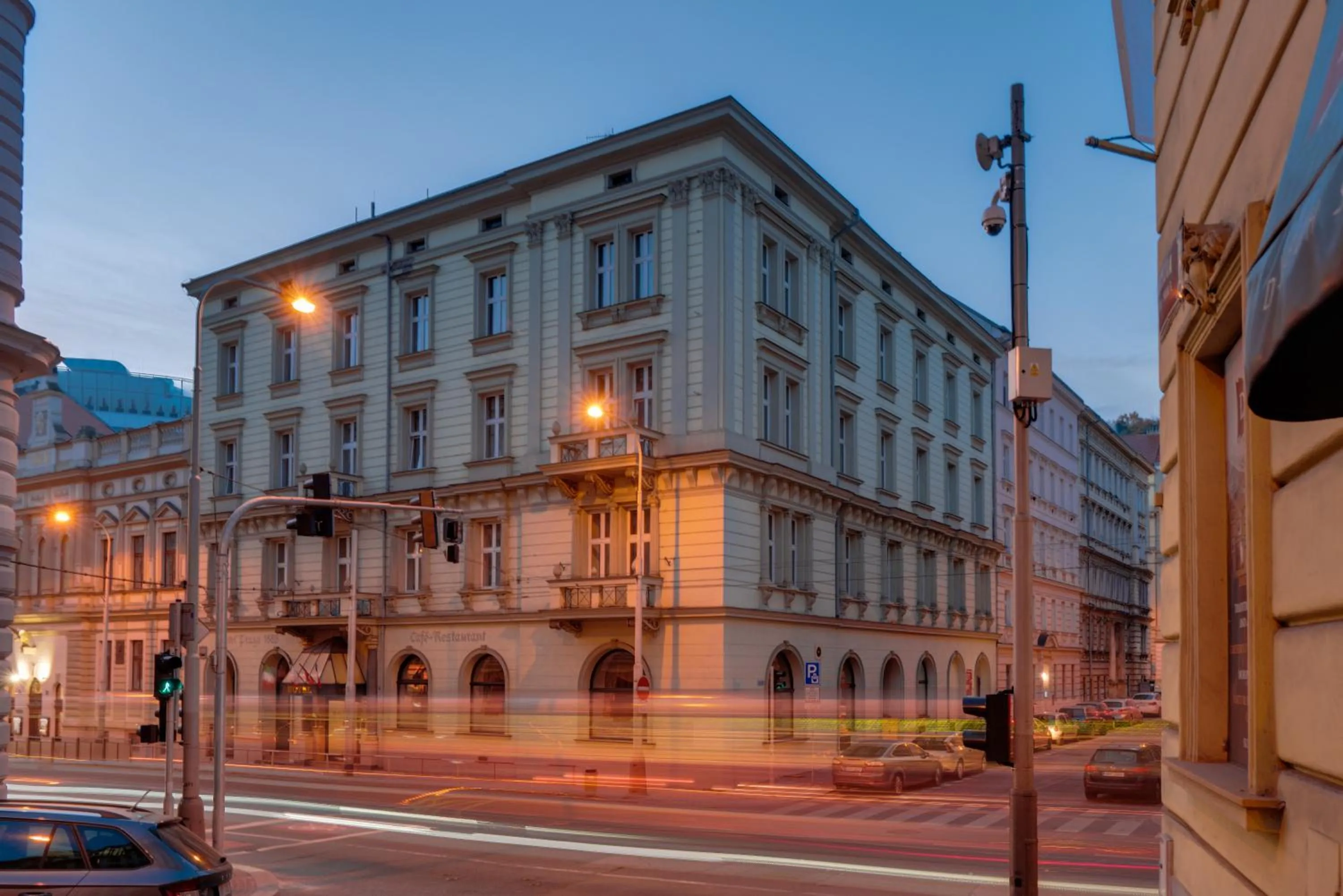 Property building in Hotel Praga 1885 by Wagnerstays