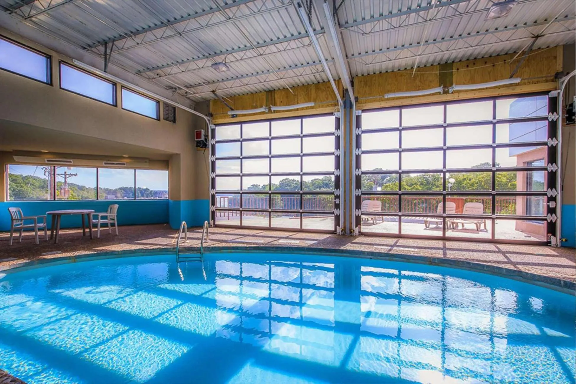 Pool view in The Resort at Lake of the Ozarks