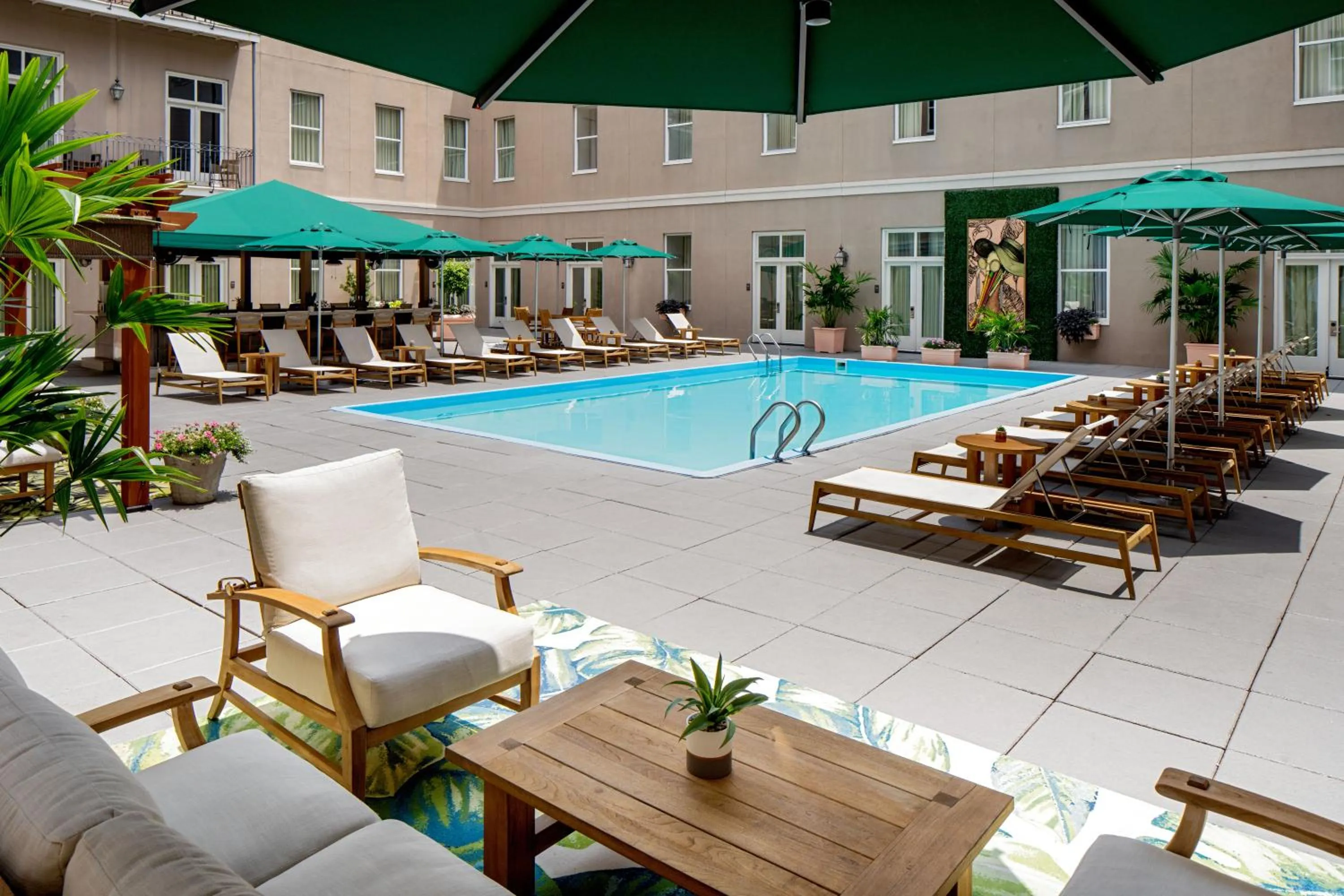 Swimming pool in Hyatt Centric French Quarter New Orleans
