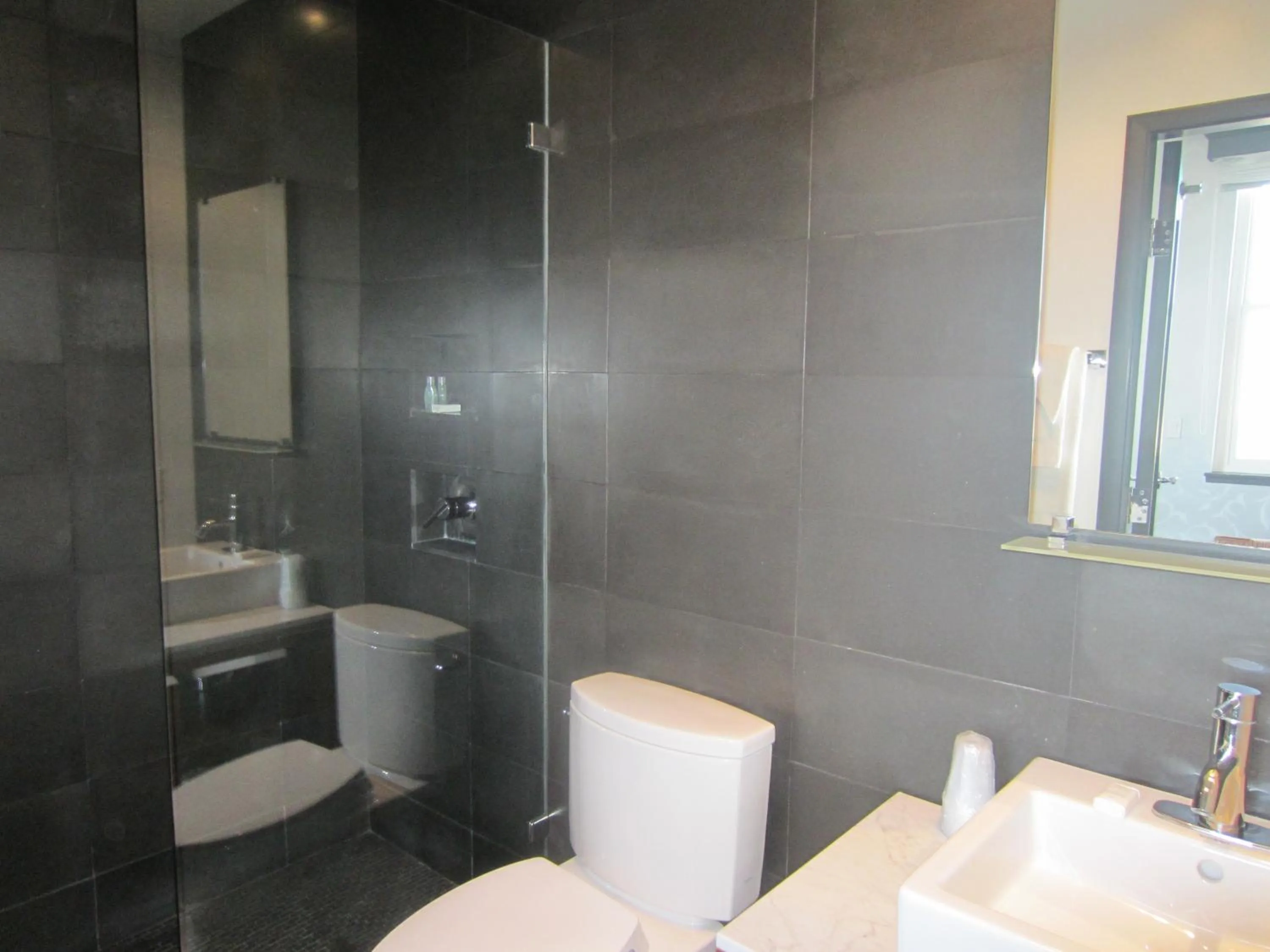 Bathroom in La Pensione Hotel