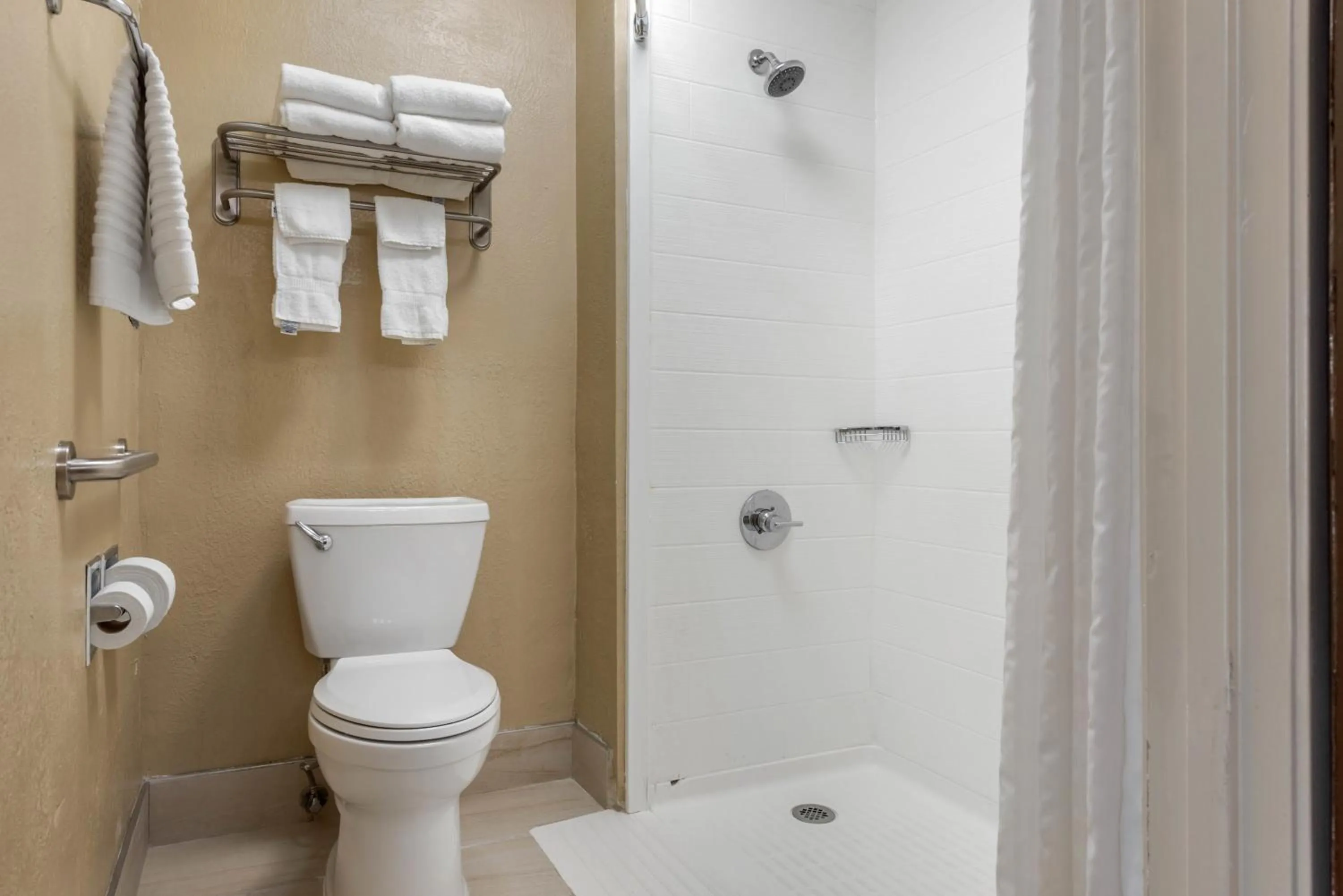 Shower in Comfort Inn Indianapolis South