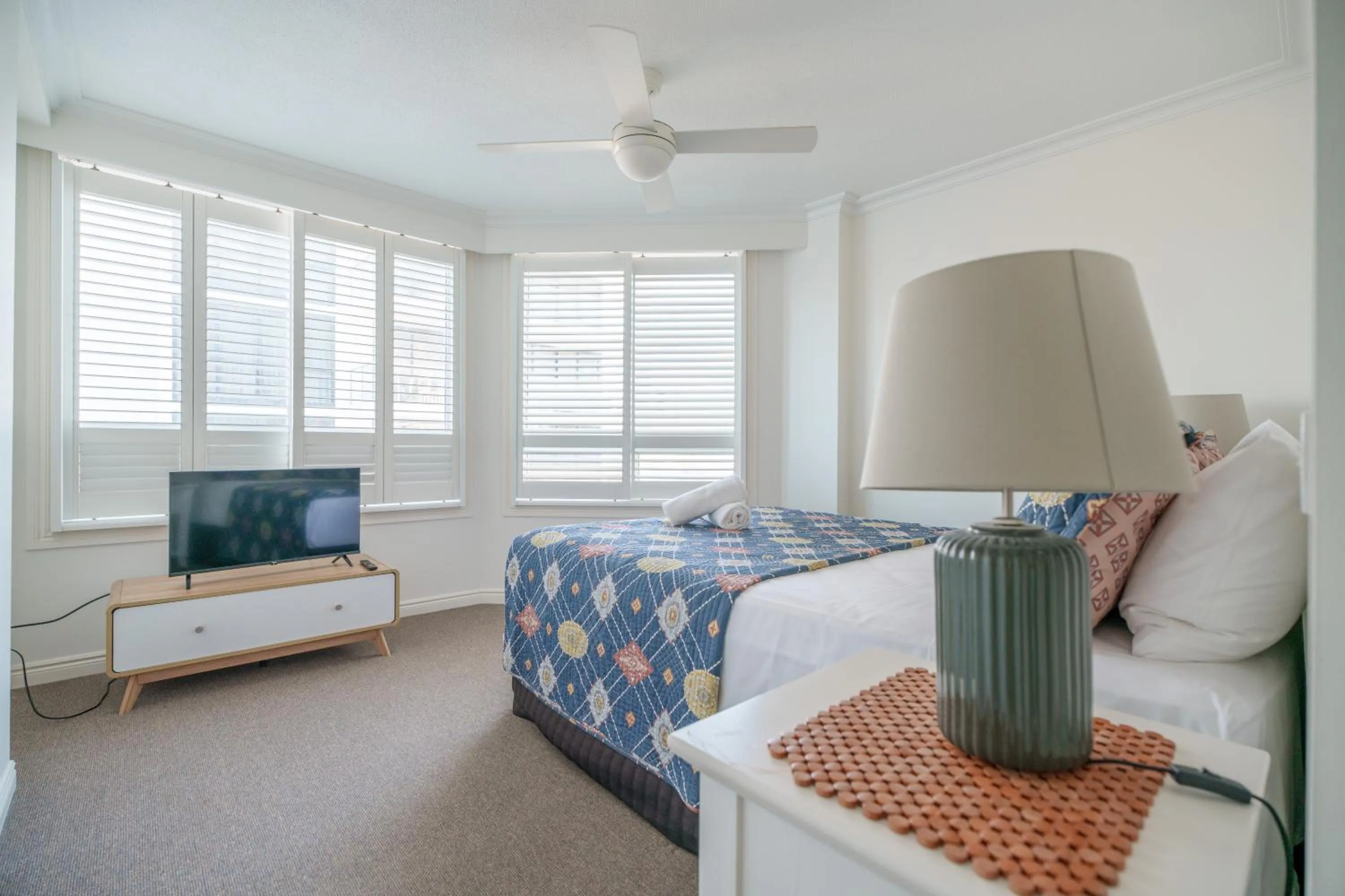 Bedroom, Bed in La Grande Apartments