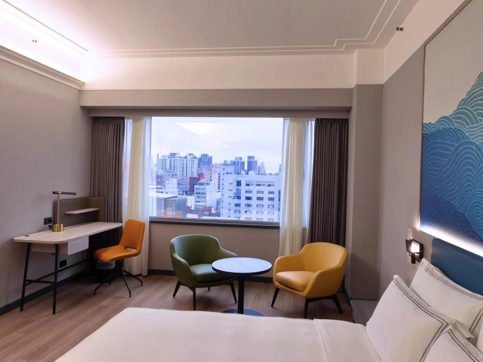 Bed in Fullon Poshtel Jhongli