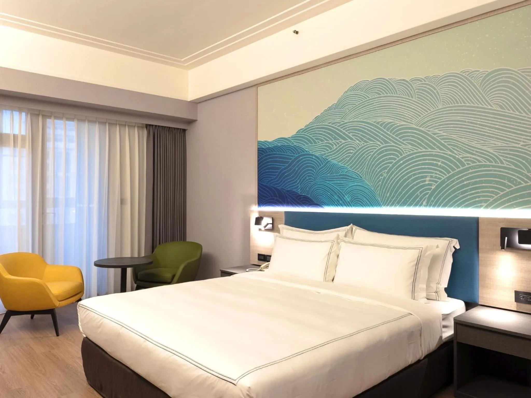 Bed in Fullon Poshtel Jhongli