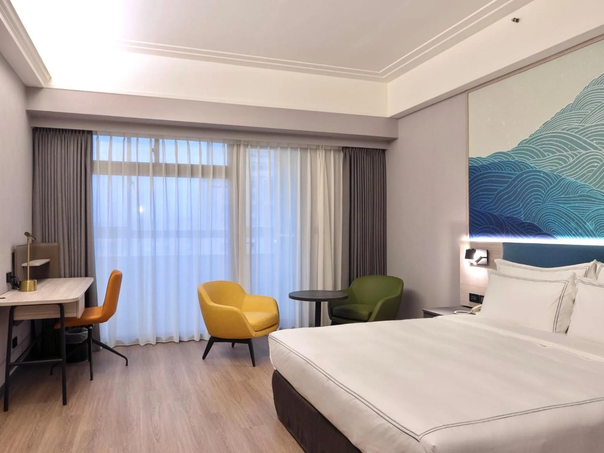 Bed in Fullon Poshtel Jhongli