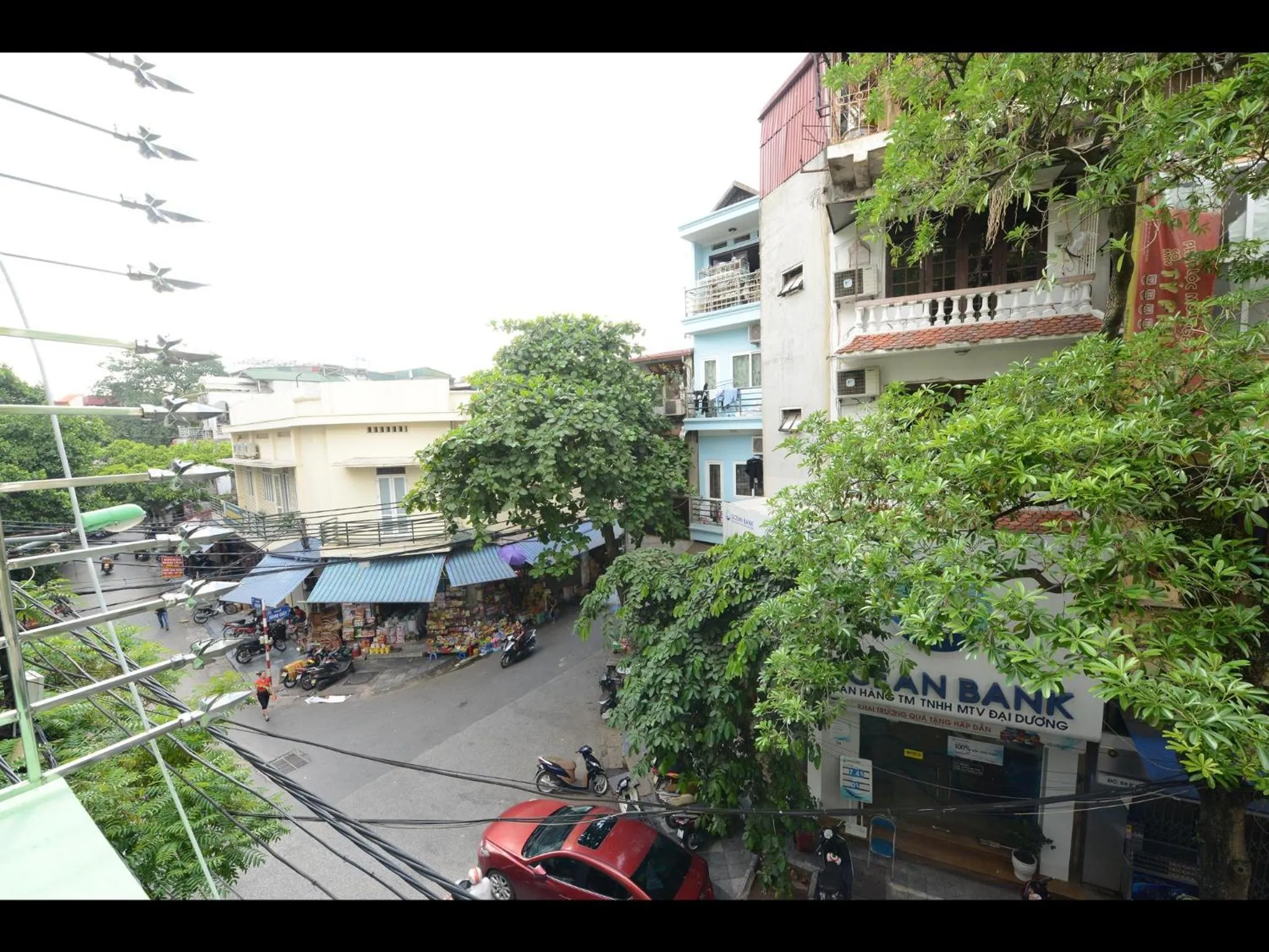 City view in Hanoi Golden Hostel