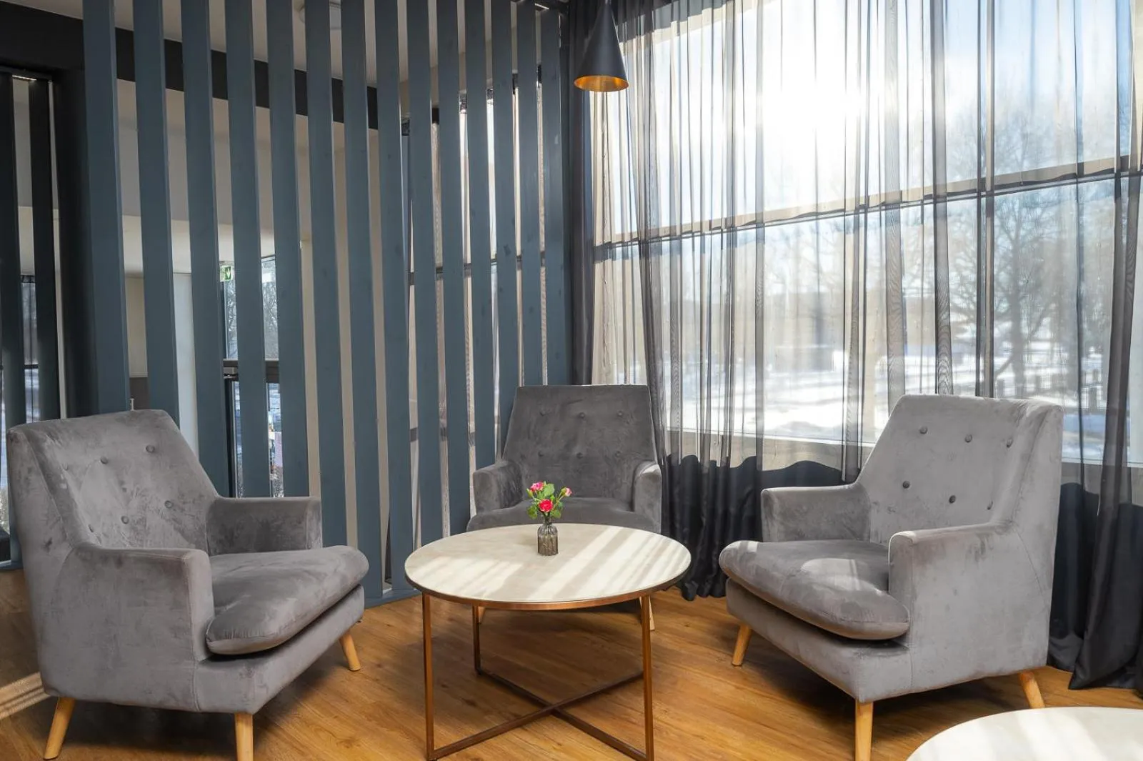 Seating area in Hotel Tammsaare Full Automated Hotel