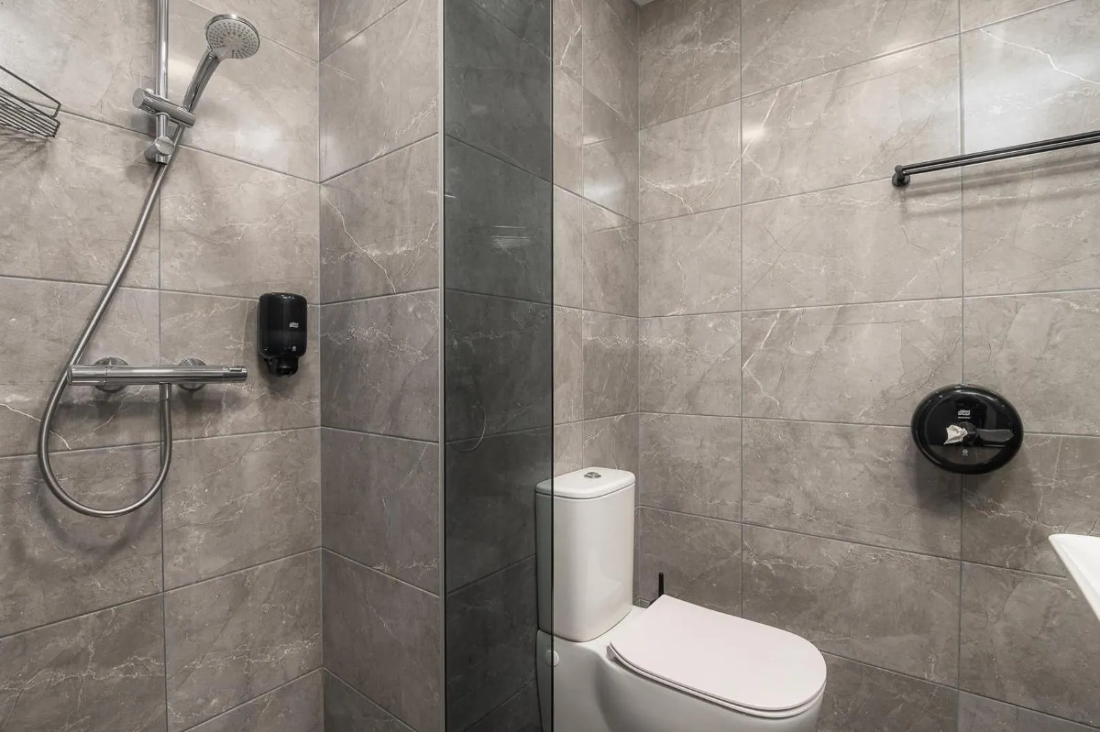 Shower in Hotel Tammsaare Full Automated Hotel