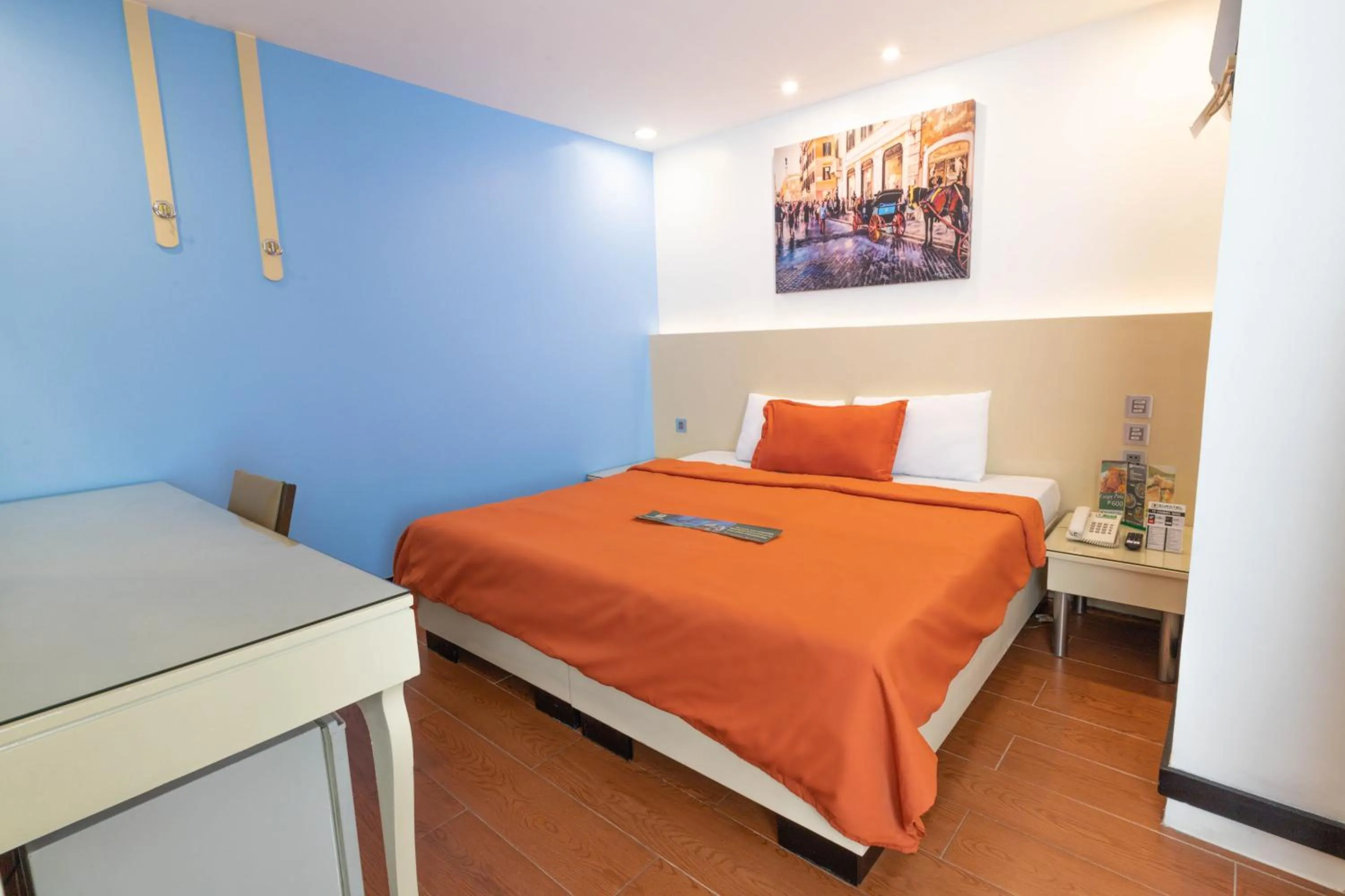 Bed in Eurotel Pedro Gil