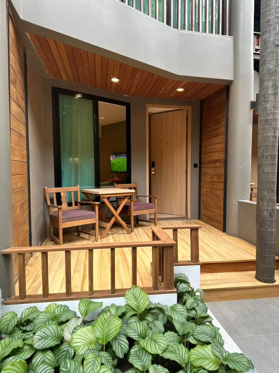 Balcony/Terrace in Banlansuan Resort SHA Plus