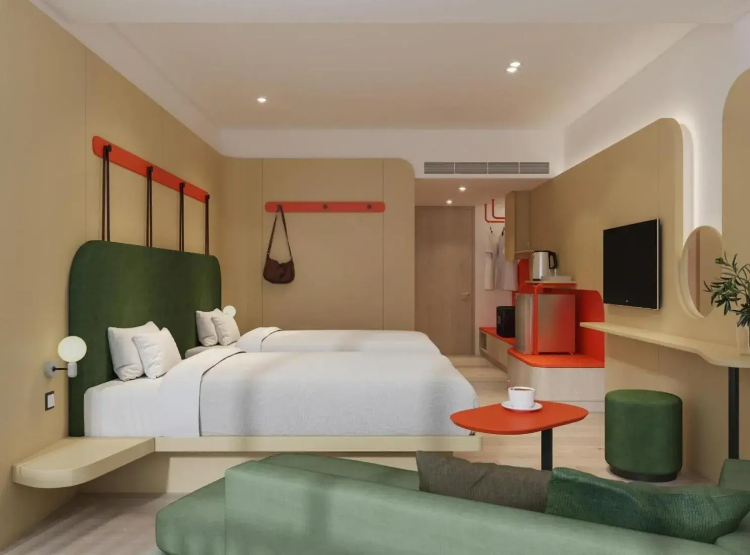 Superior Twin Room in Banlansuan Resort SHA Plus Superior Twin Room in Banlansuan Resort SHA Plus