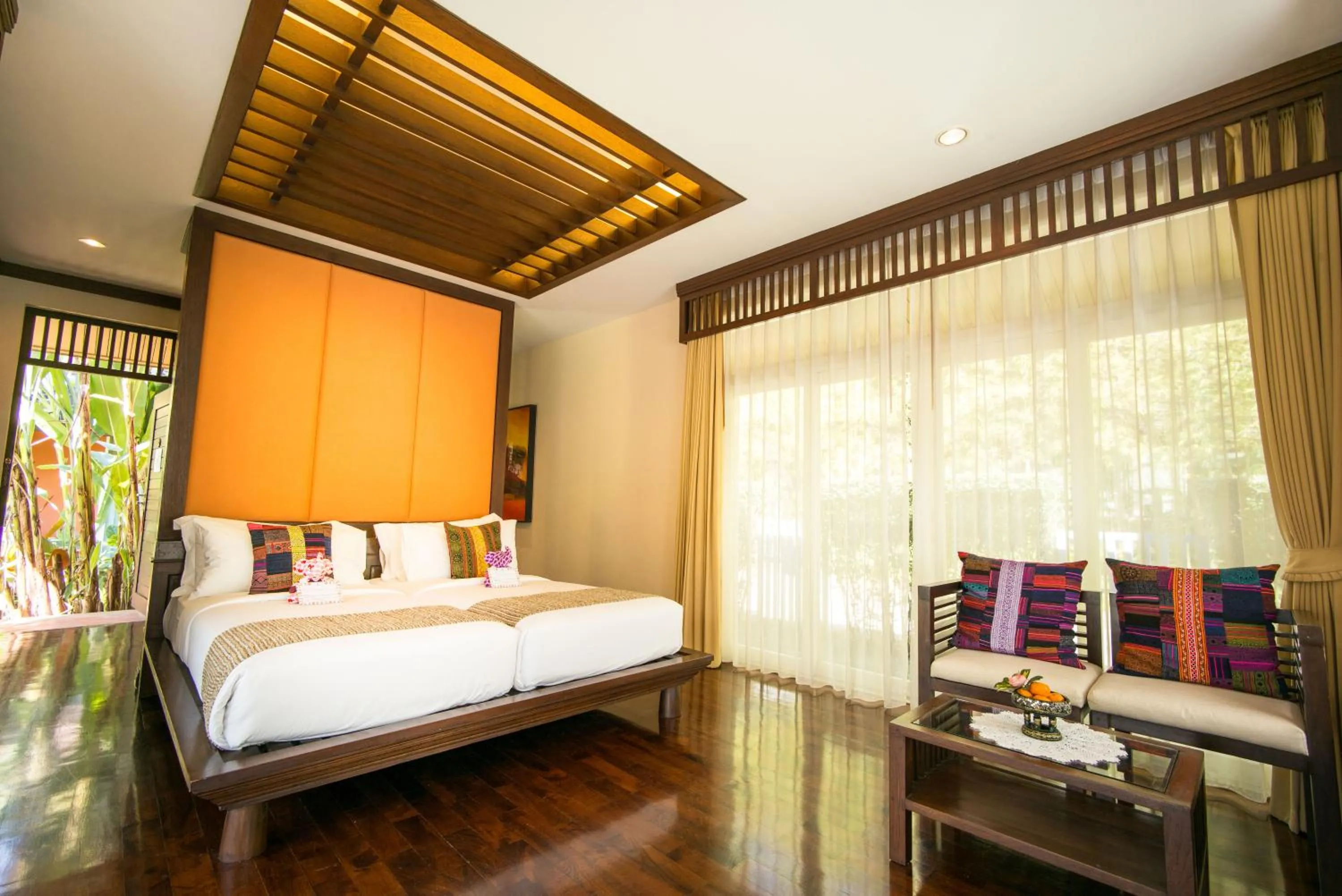 Bed in Sibsan Resort & Spa Maetaeng Chiang Mai