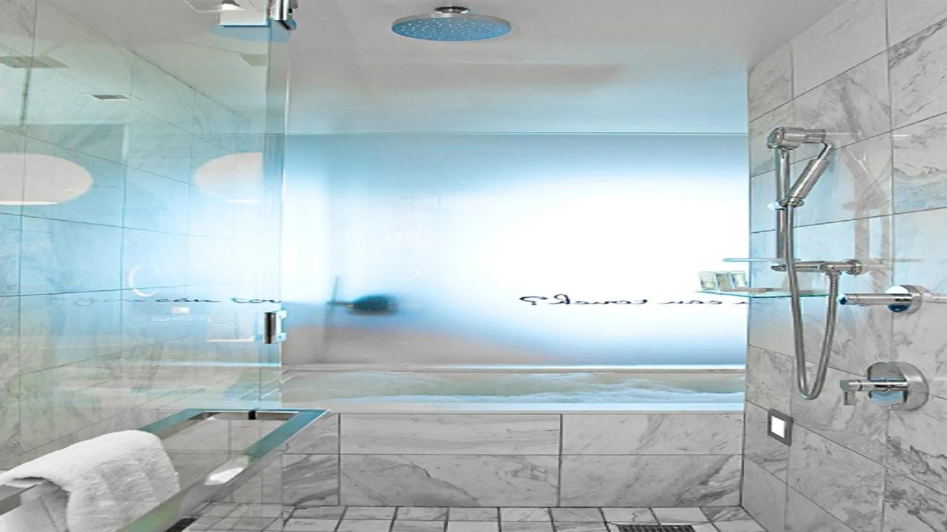 Bathroom in Palms Place Beautiful High Rise Condo with Strip Views 23rd Floor