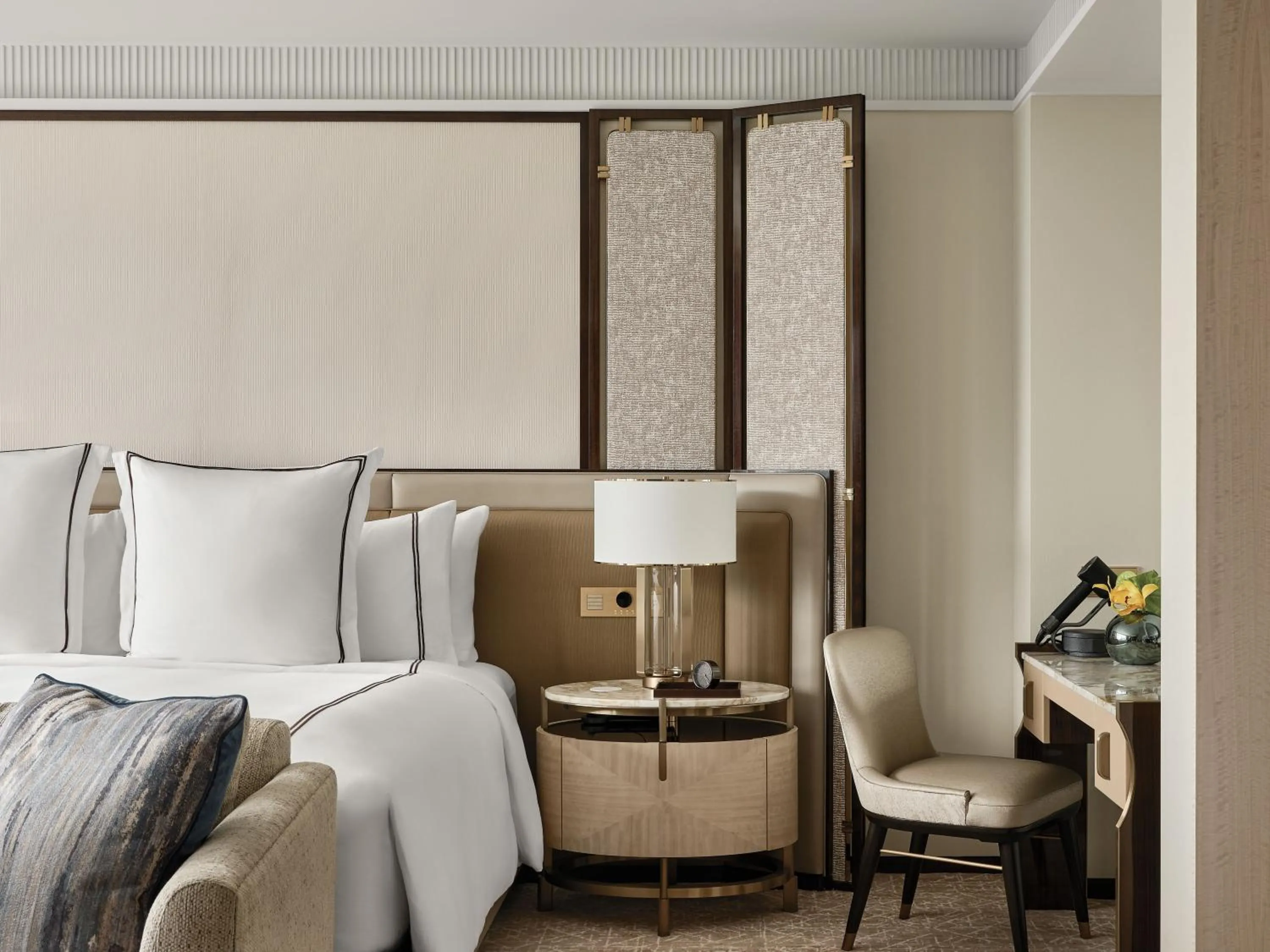 Bed in Marina Bay Sands