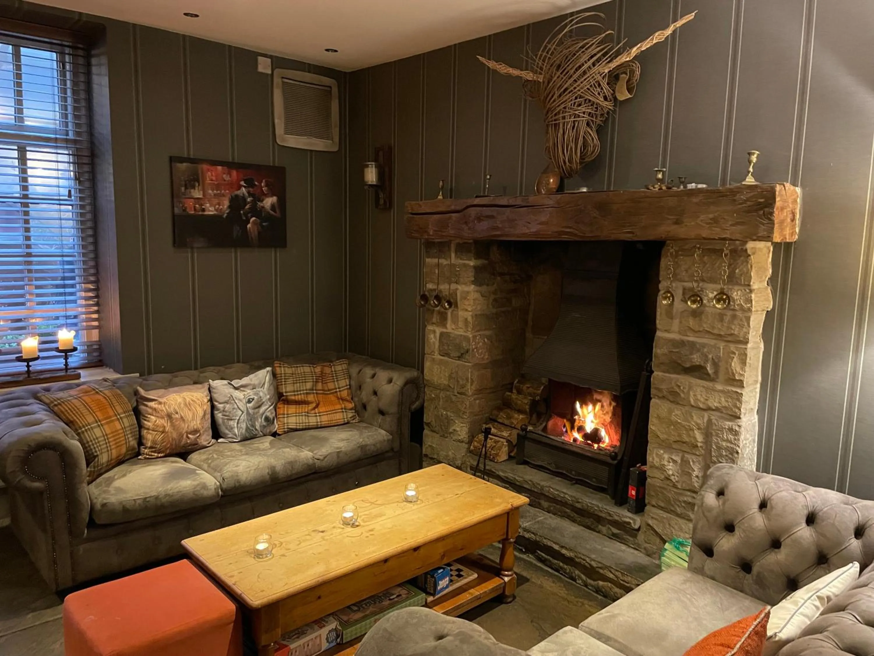 Seating area in The Sycamore Inn