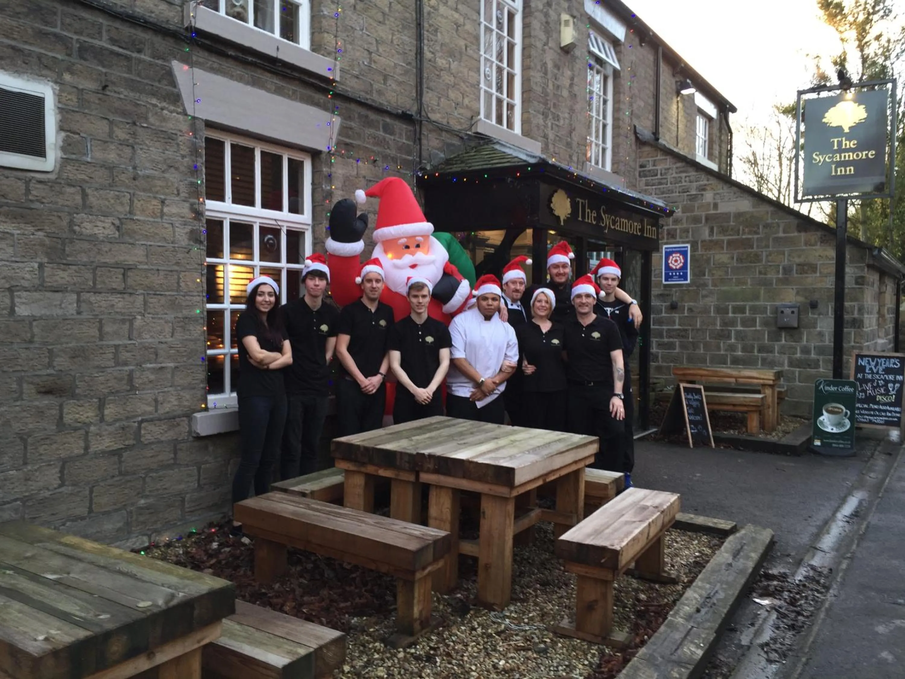 Staff in The Sycamore Inn