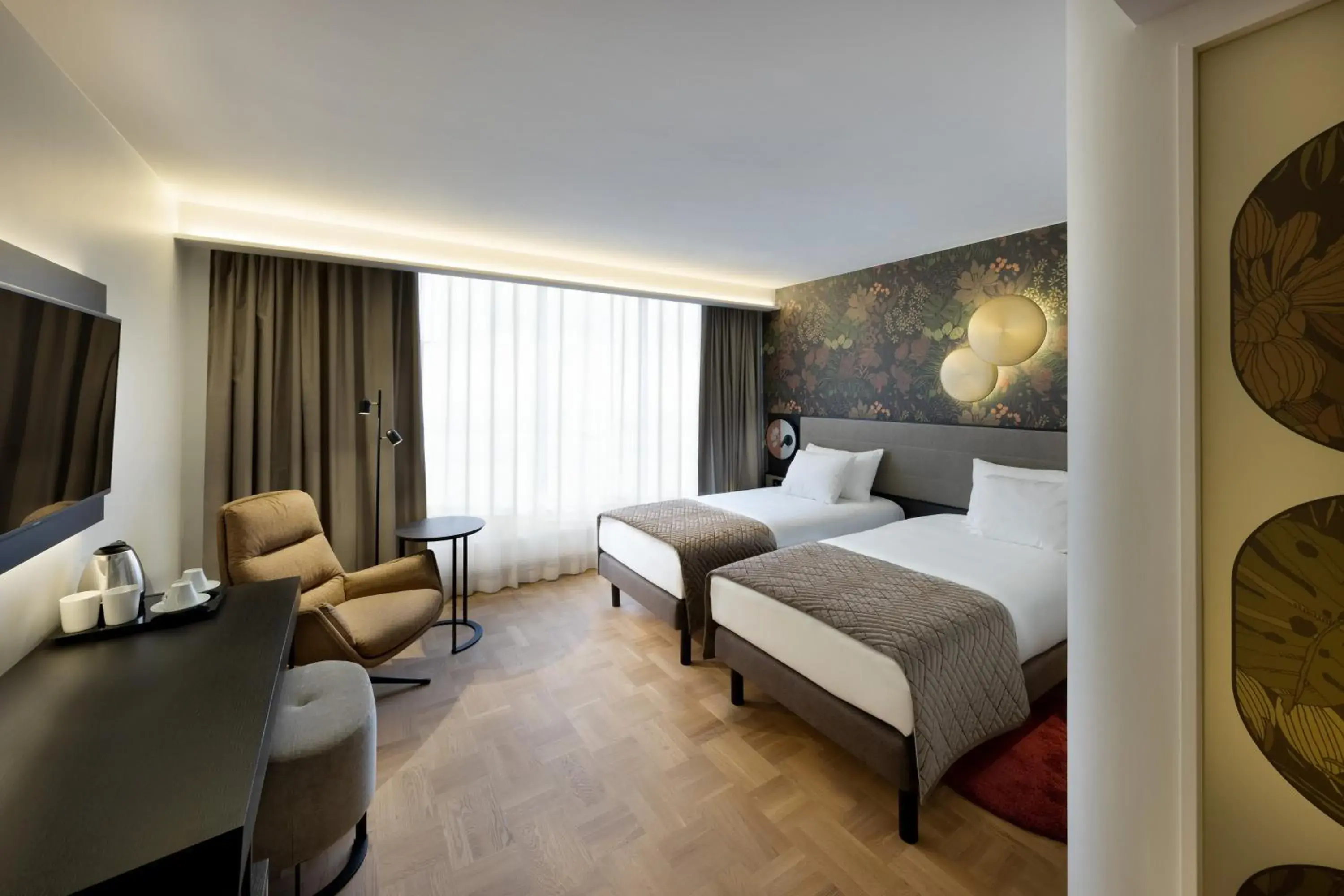 Twin Room in Nordic Hotel Forum Twin Room in Nordic Hotel Forum