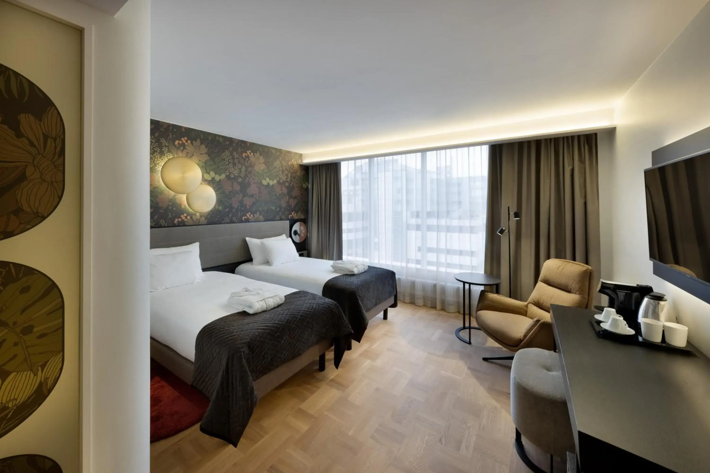 Superior Twin Room in Nordic Hotel Forum Superior Twin Room in Nordic Hotel Forum