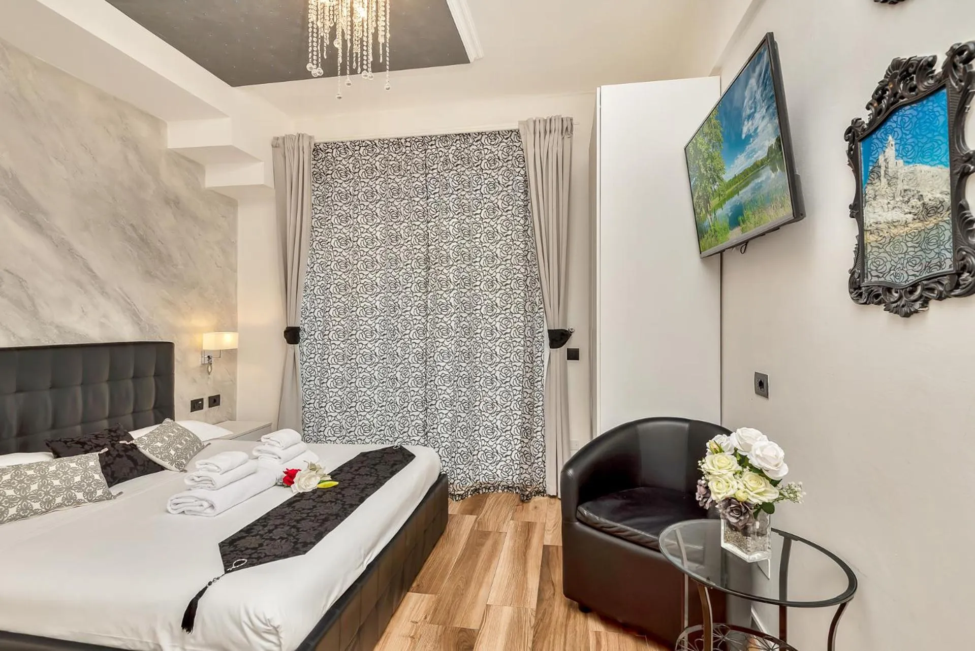 Photo of the whole room, Bed in My way