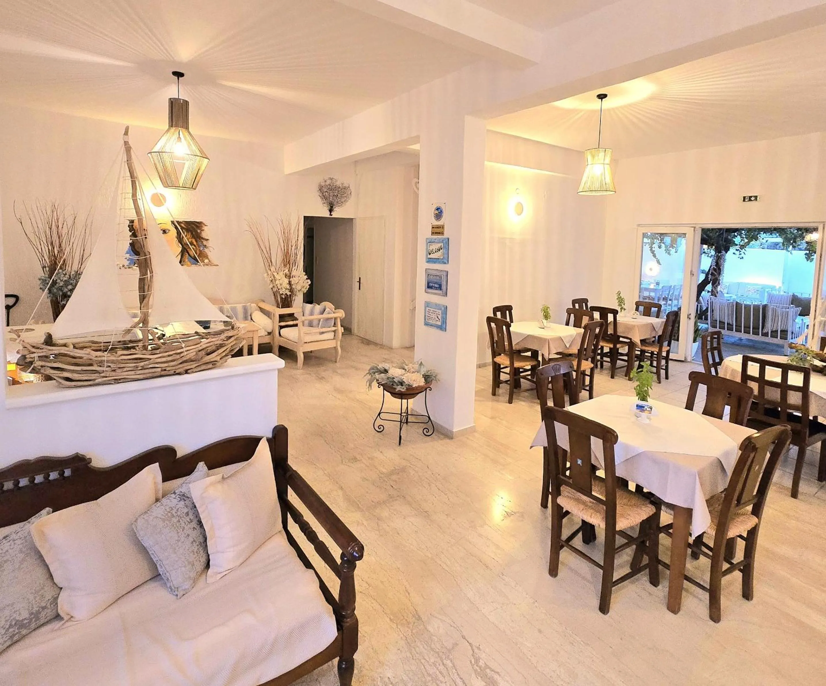 Living room in Aphrodite Boutique Hotel