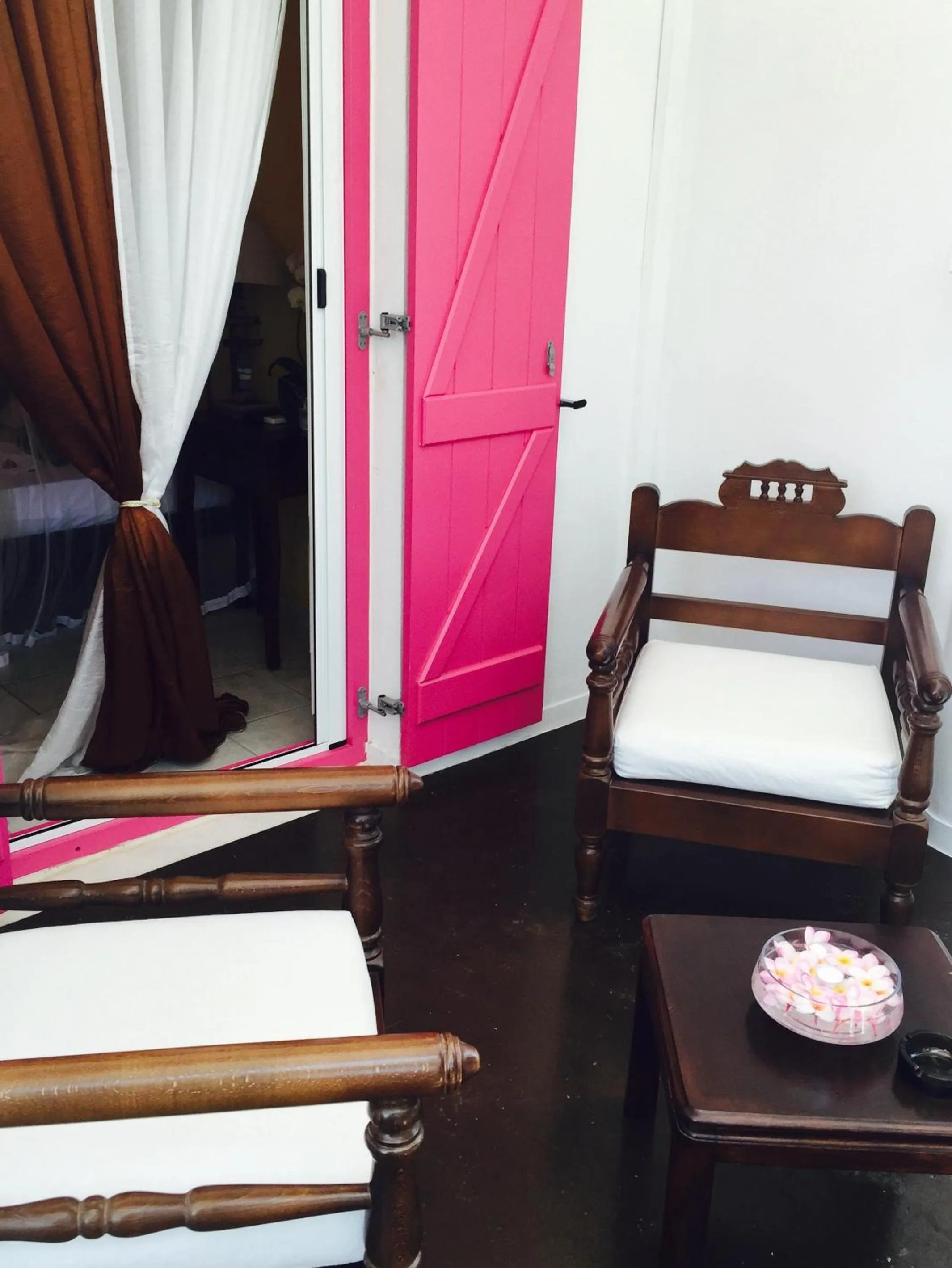 Balcony/Terrace, Bed in Aphrodite Boutique Hotel