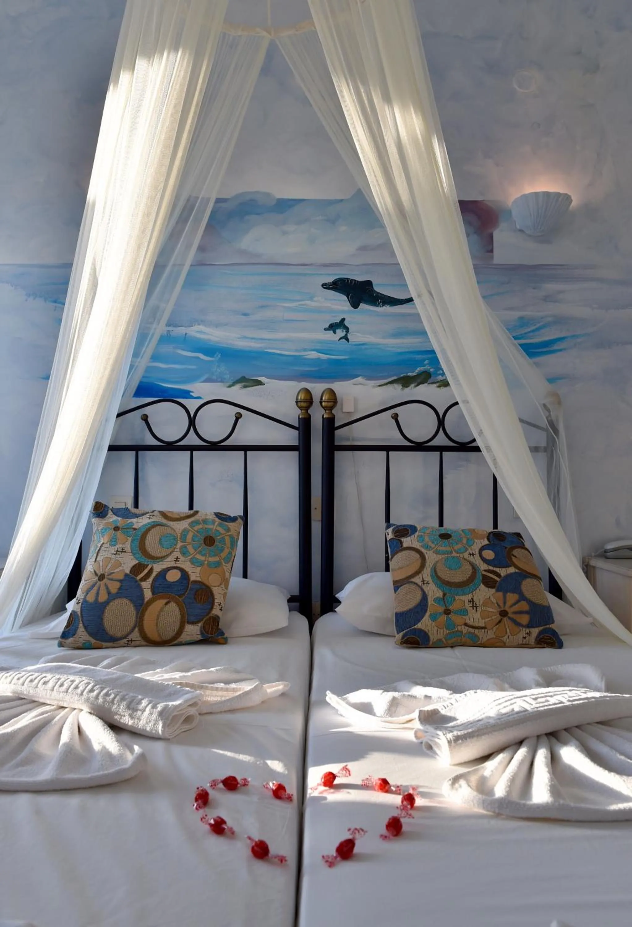 Bed in Aphrodite Boutique Hotel