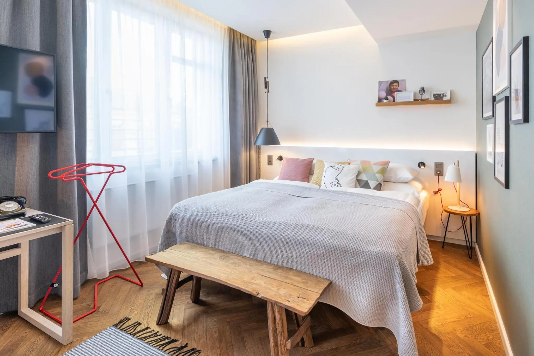 Bed in MOSAIC HOUSE Design Hotel