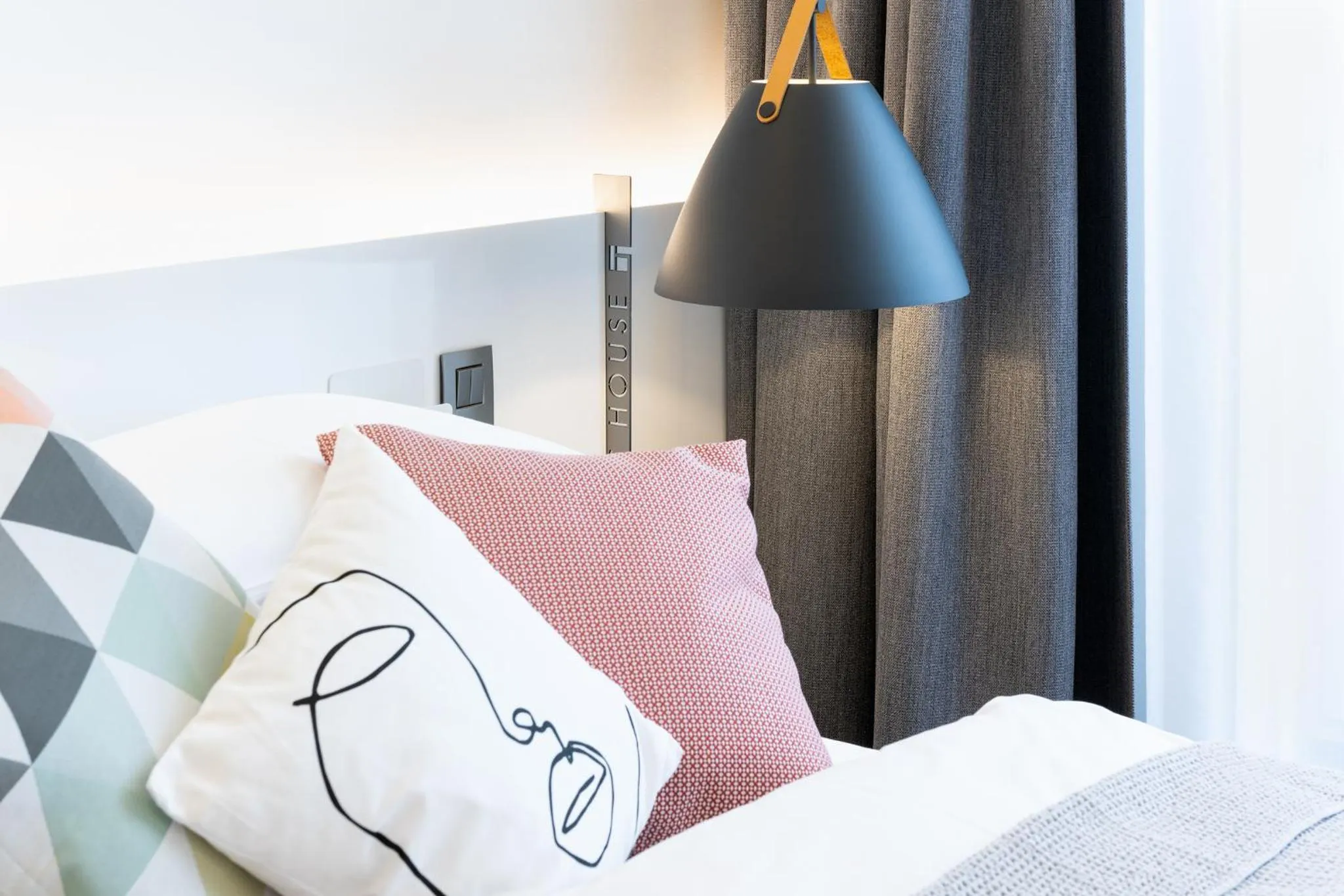 Bed in MOSAIC HOUSE Design Hotel