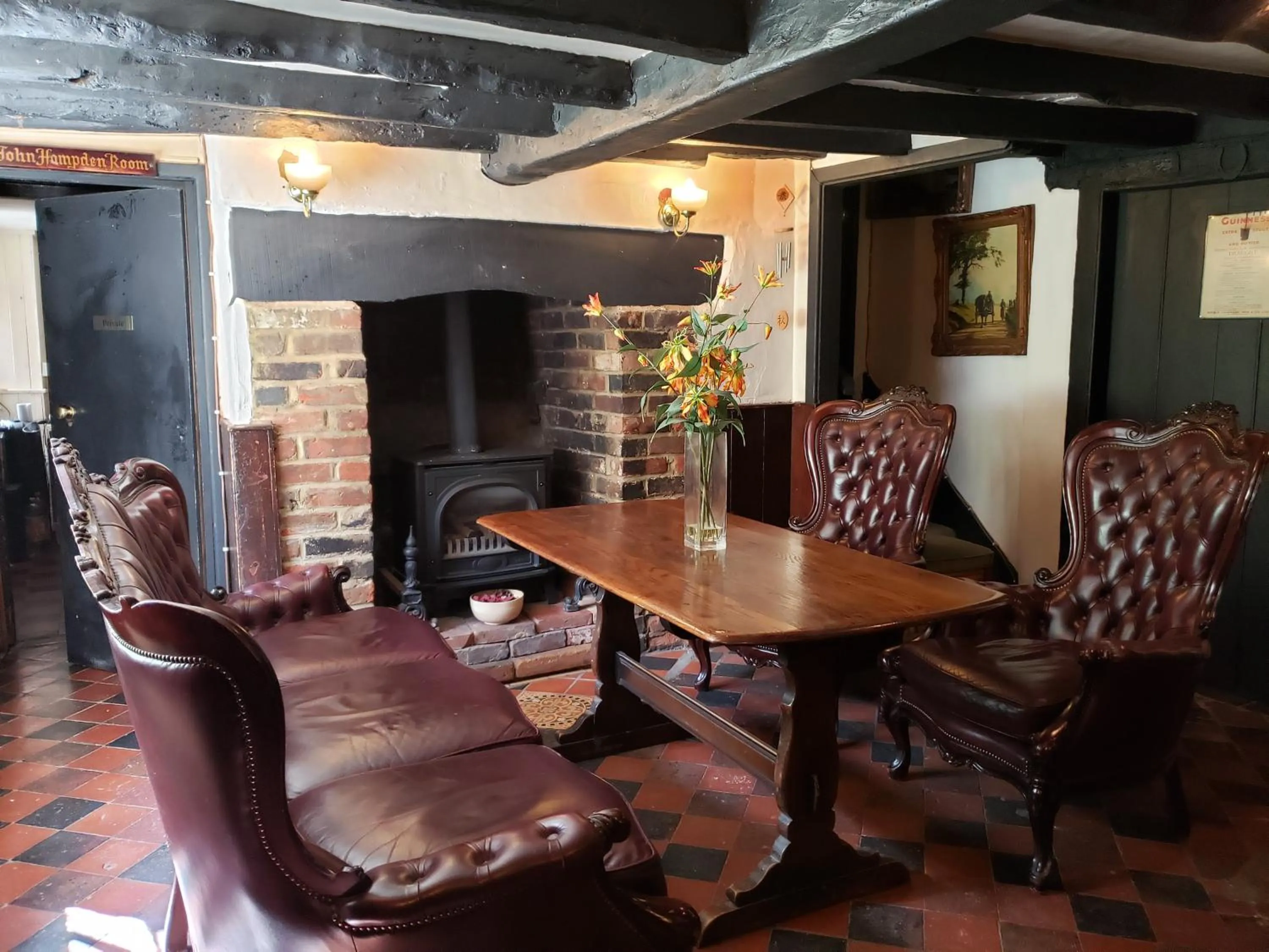 Seating area in Clifton Hampden B&B
