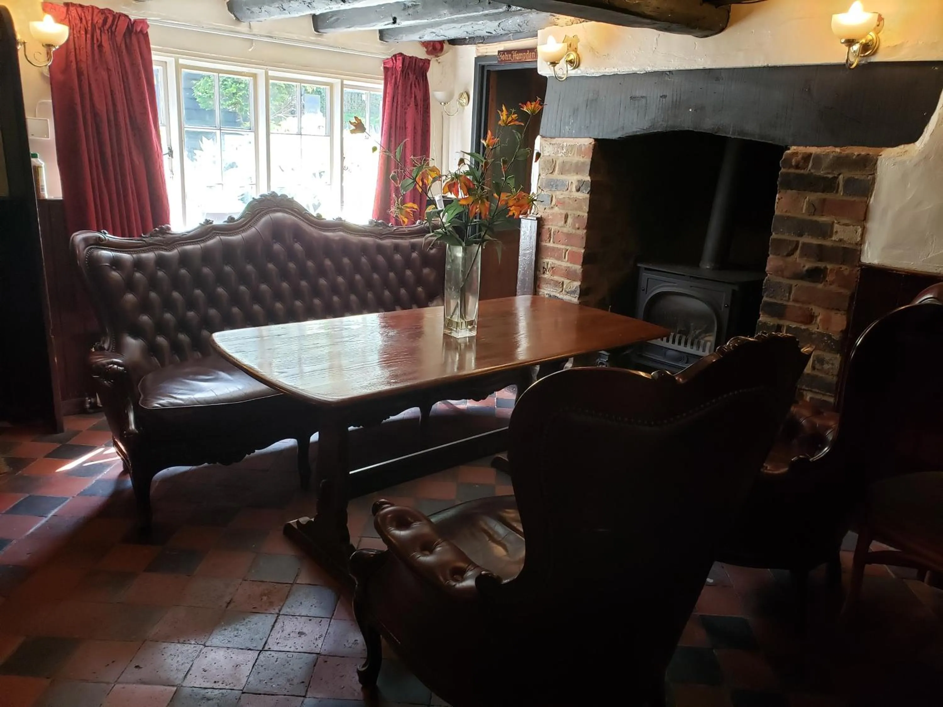 Seating area in Clifton Hampden B&B