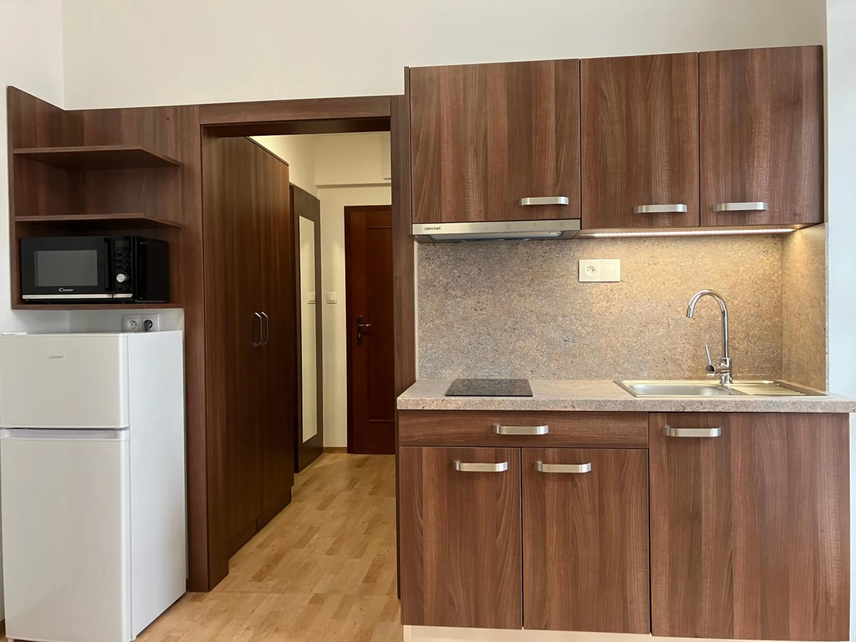 Kitchen or kitchenette in Hotel Villa