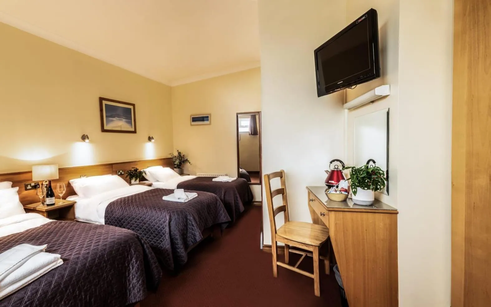 Bed in Holiday Hotel