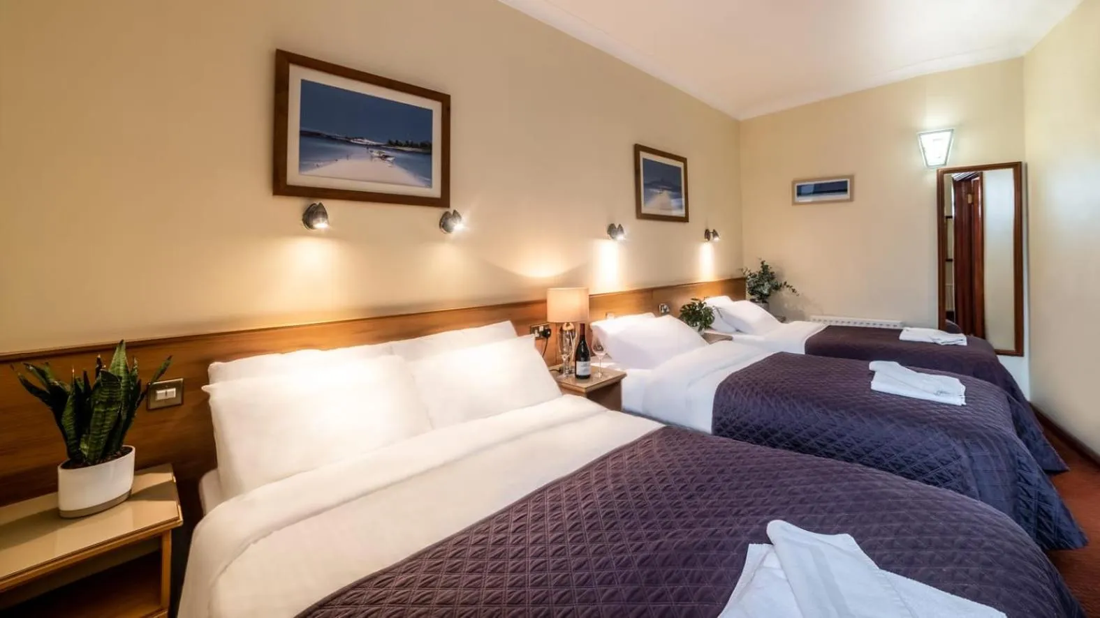 Bed in Holiday Hotel