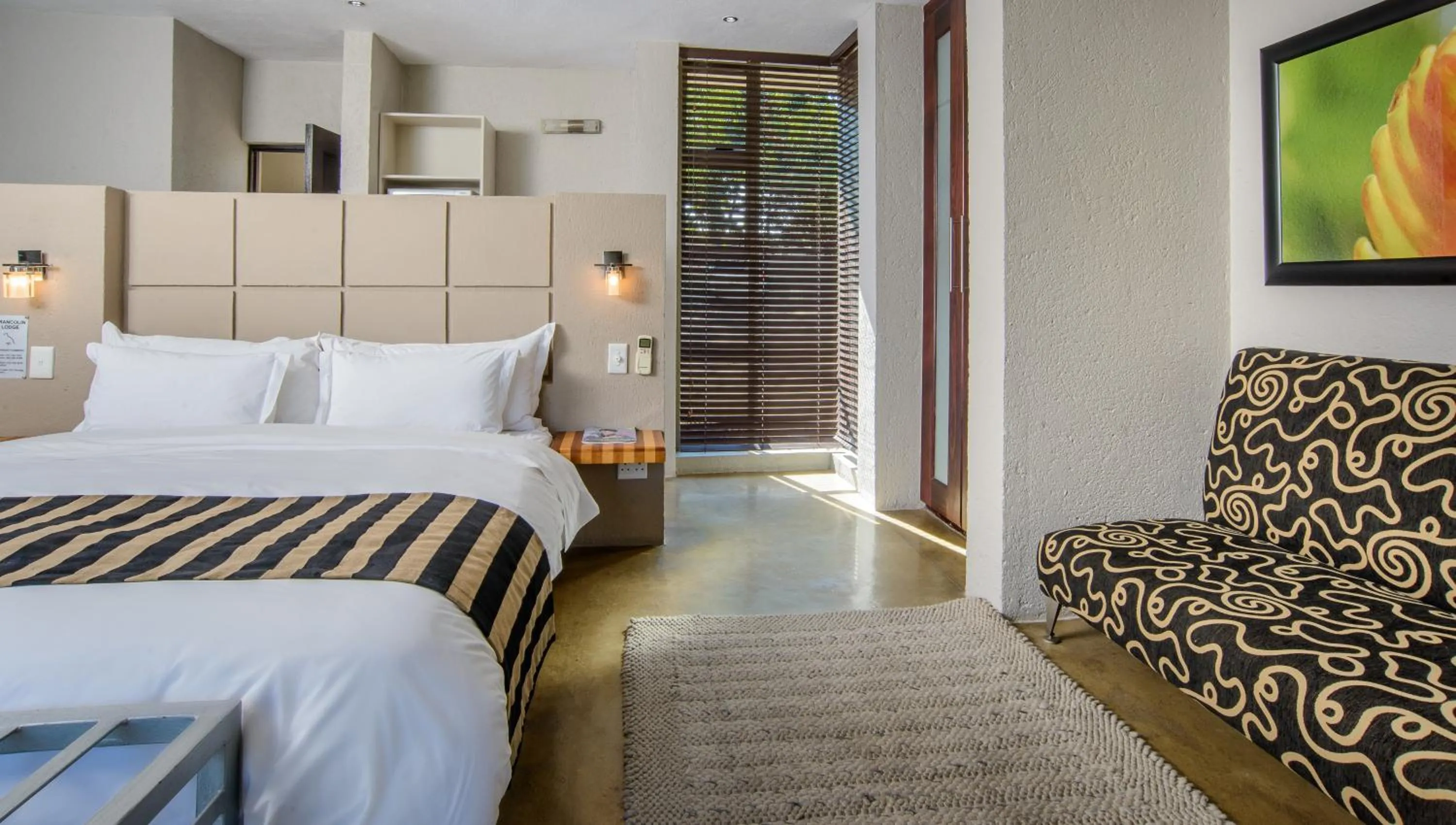 Bedroom, Bed in Francolin Lodge