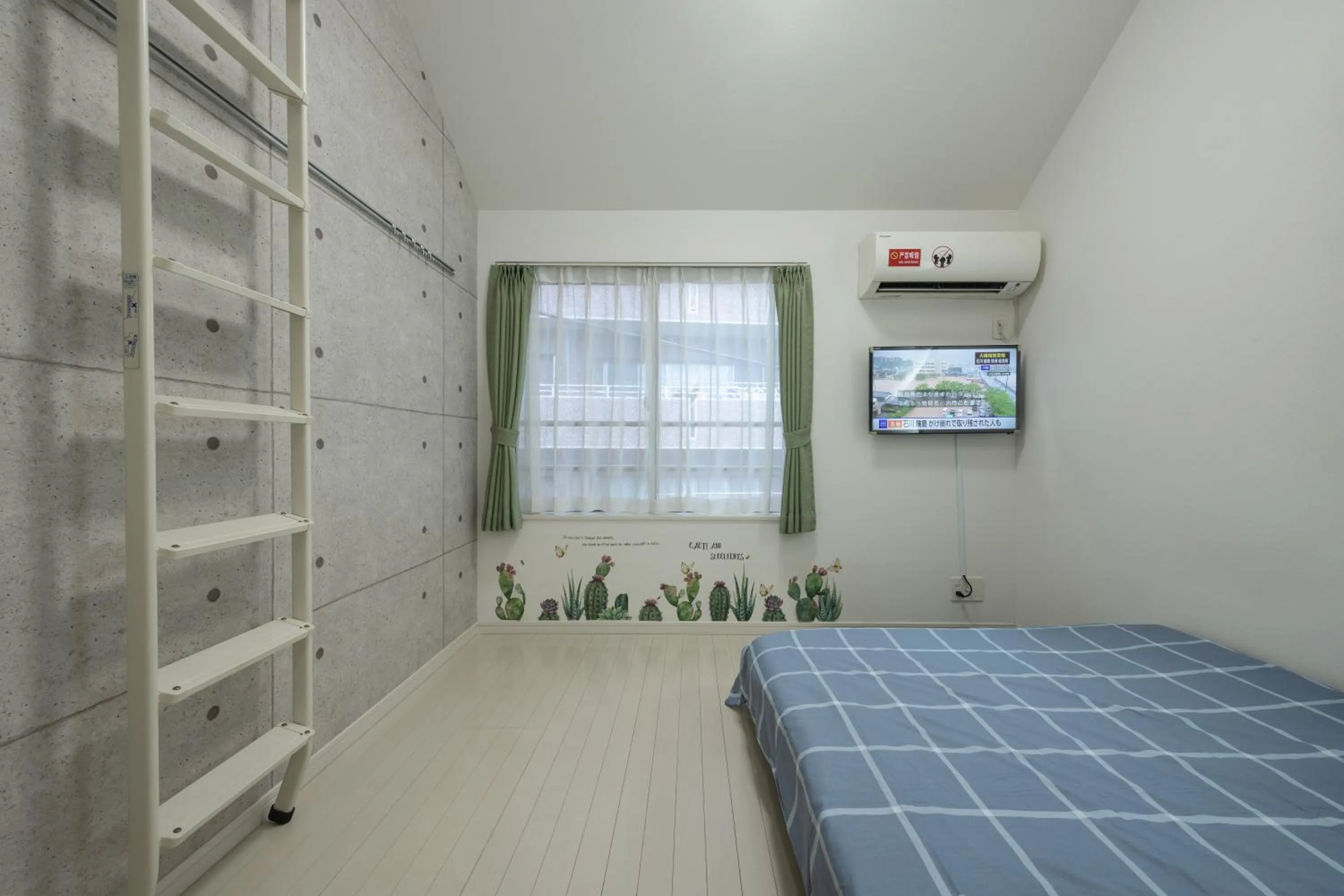 Bed in Sakura Asakusa Private Apartment