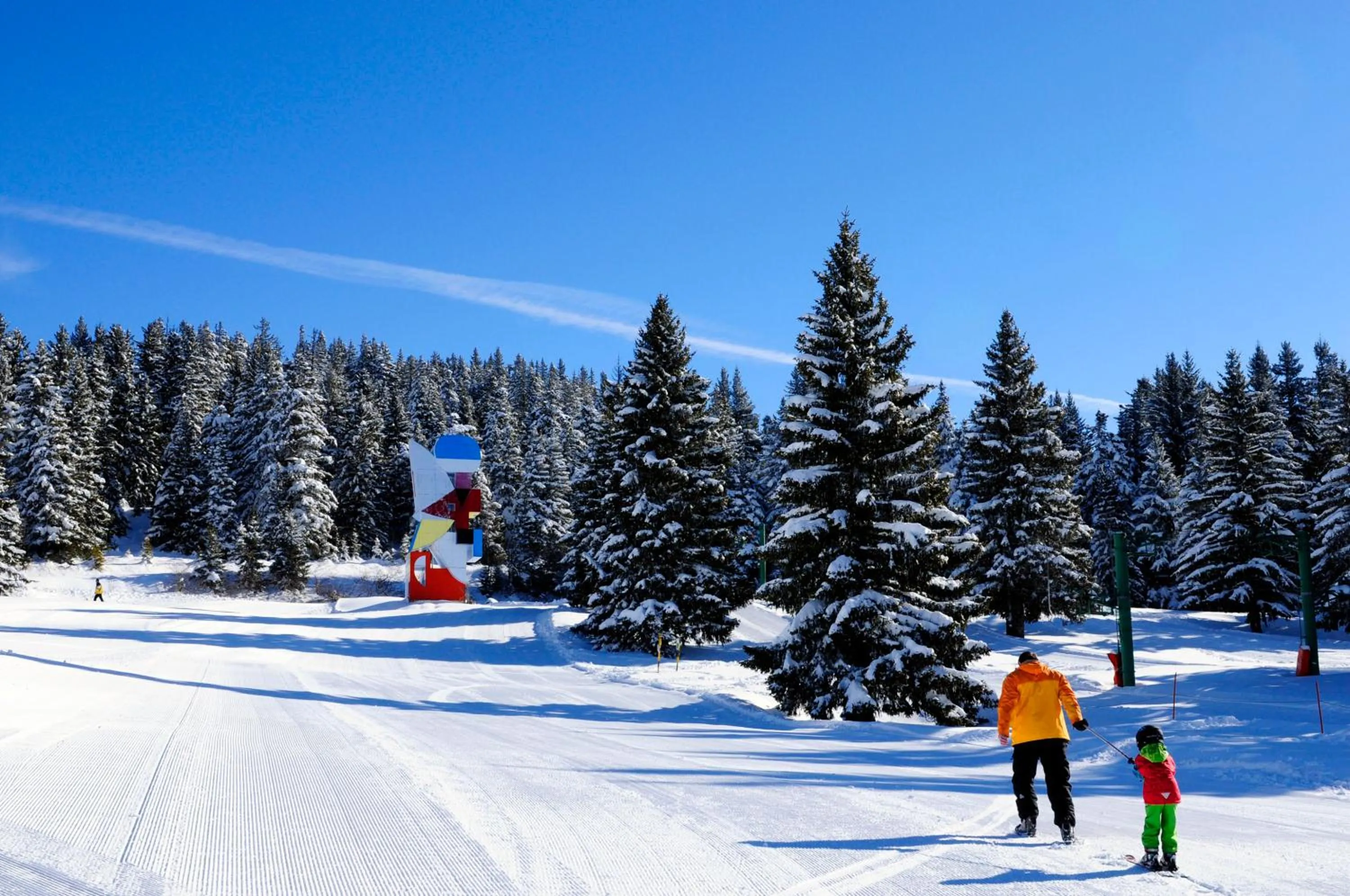 Skiing in Résidence Les Villages du Bachat