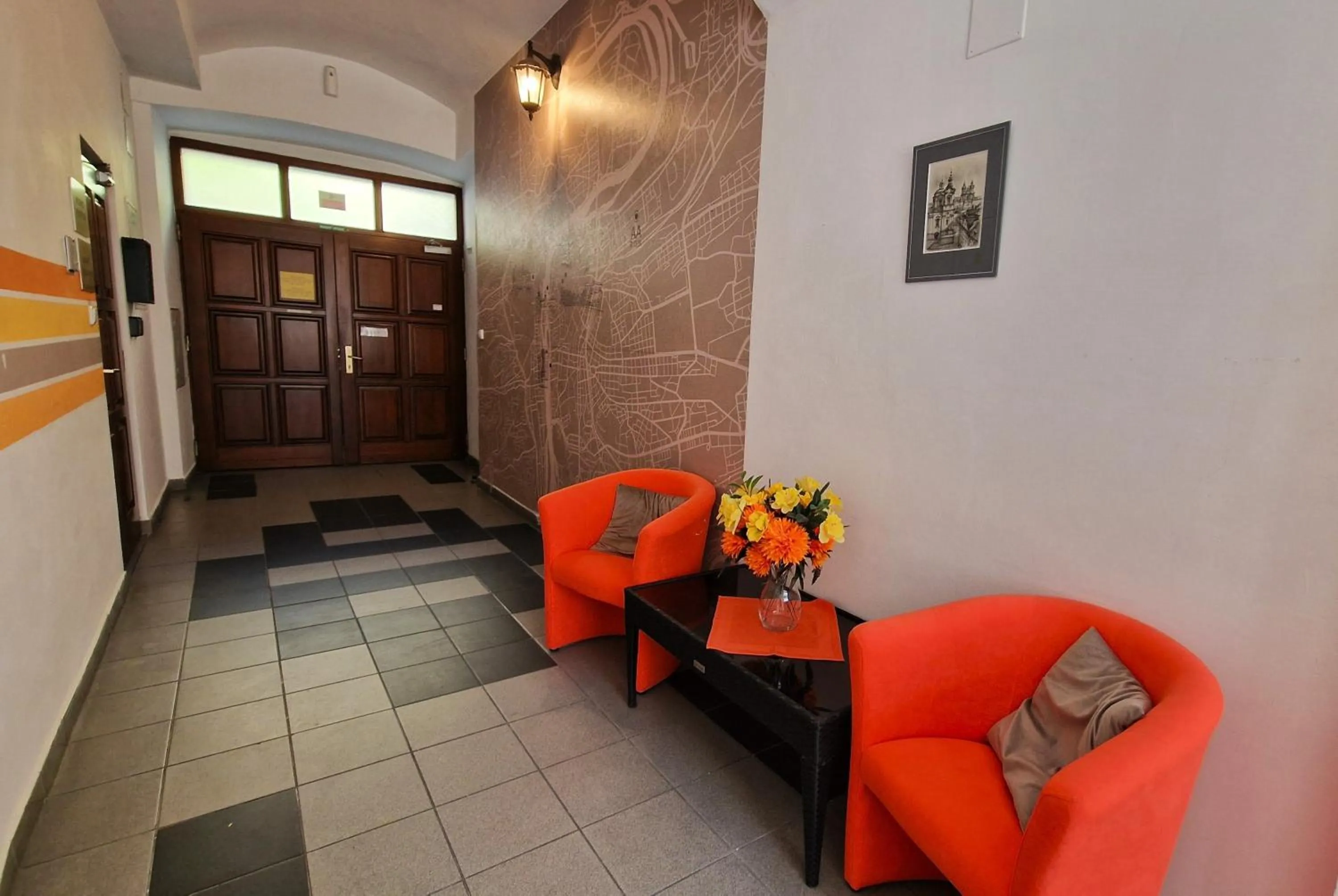 Seating area in Aaron