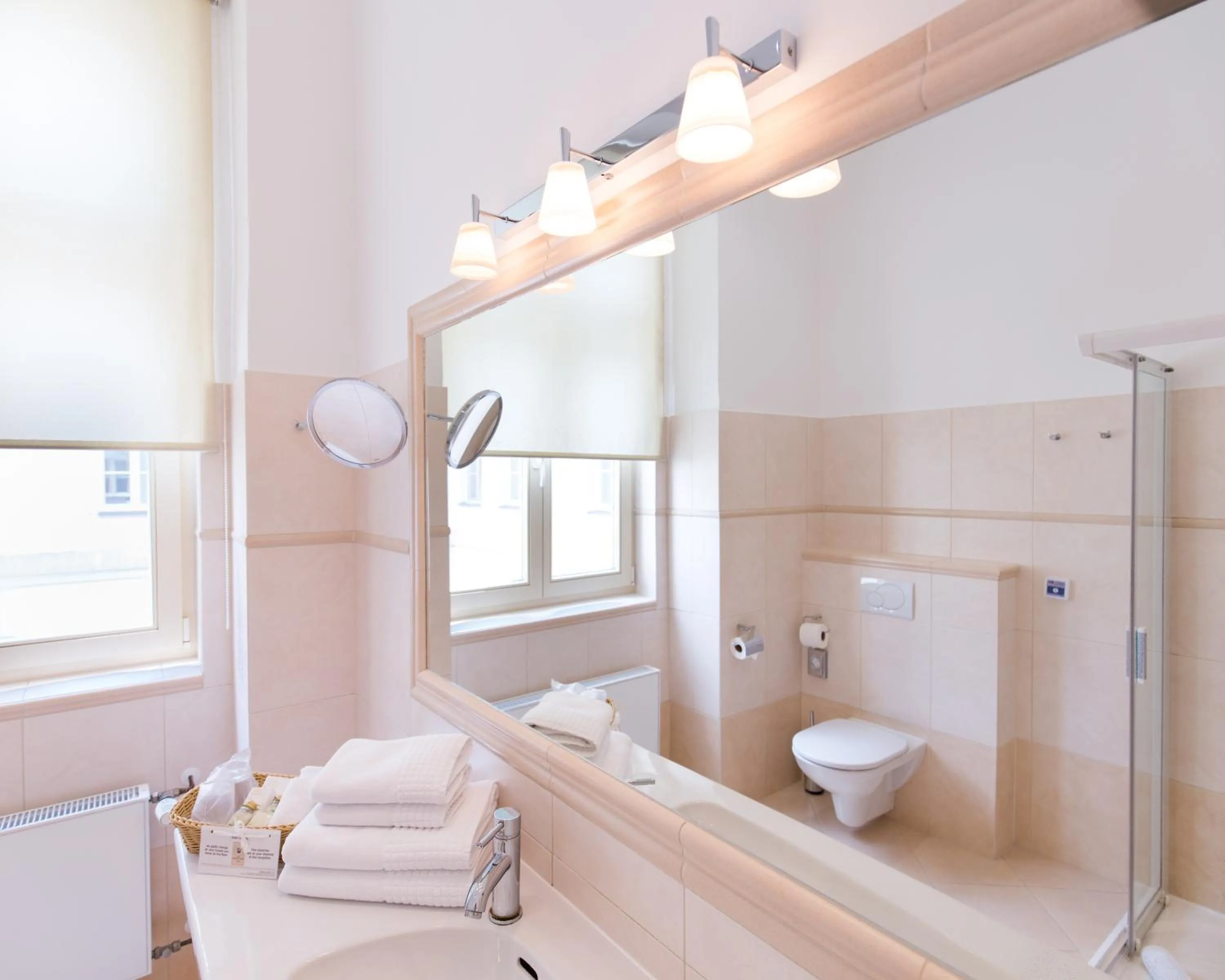 Toilet in Unitas Hotel