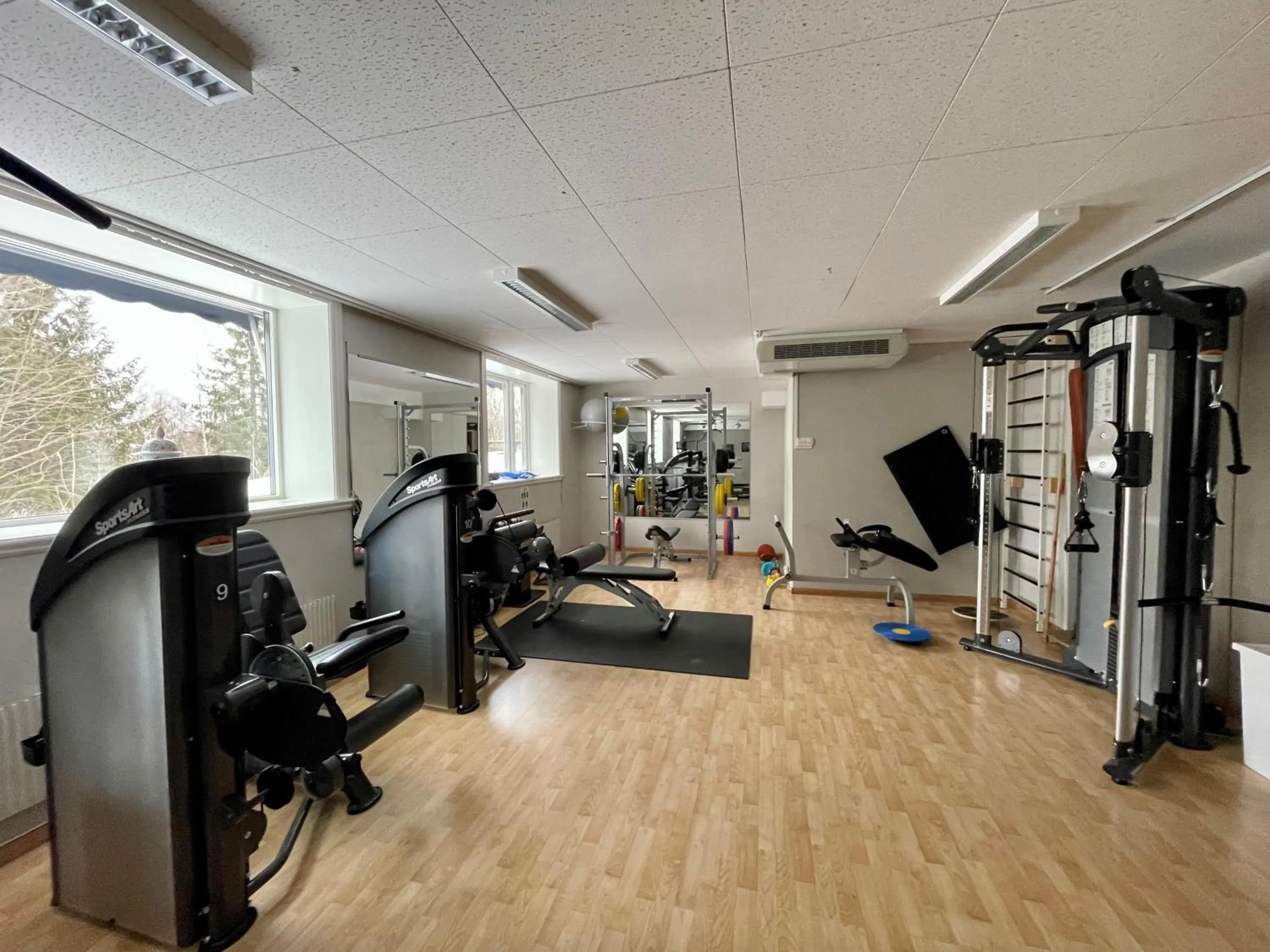Fitness centre/facilities in Hotell Villa Långbers