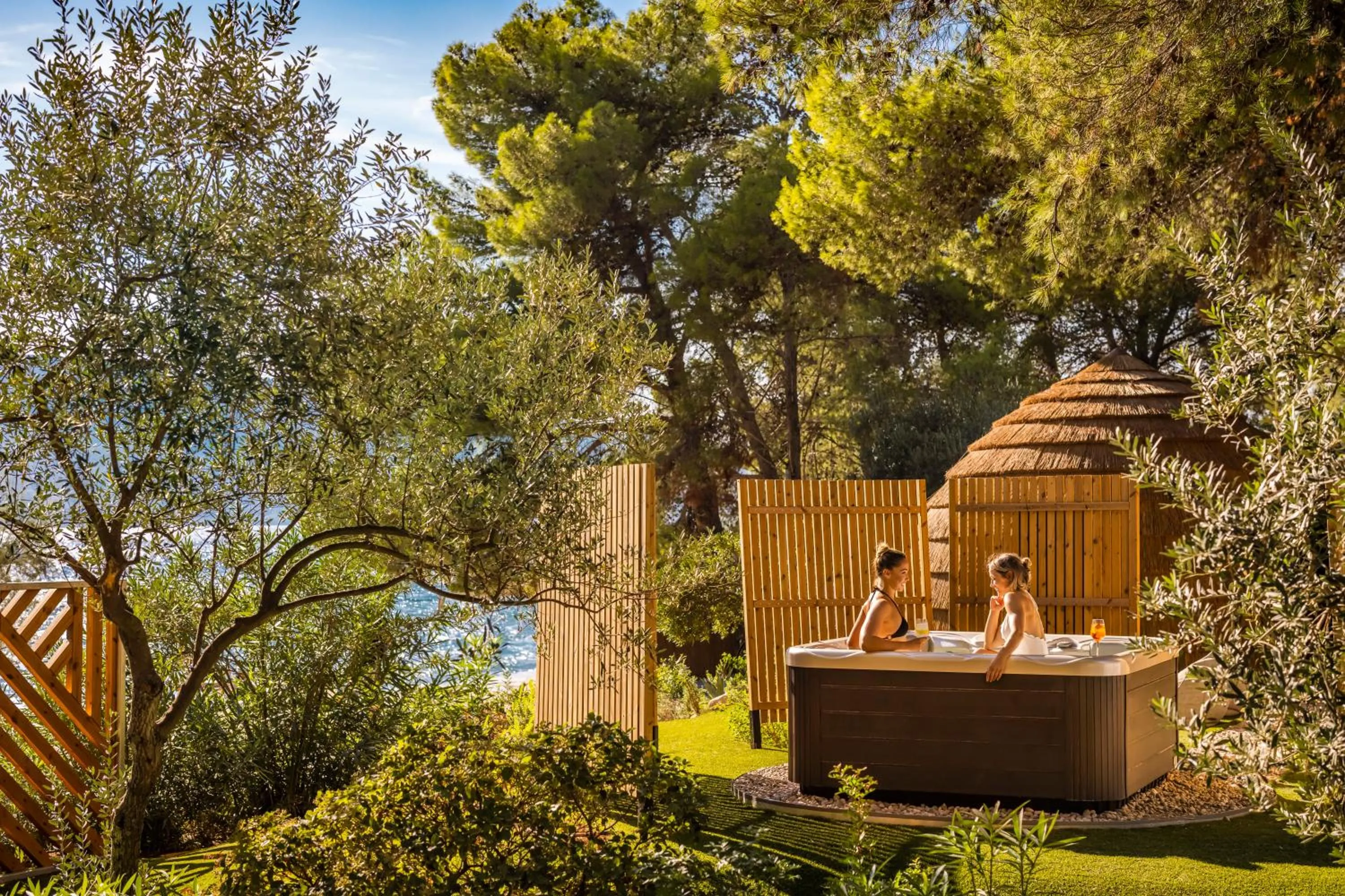 Open Air Bath in PLACES Hvar Hotel by Valamar